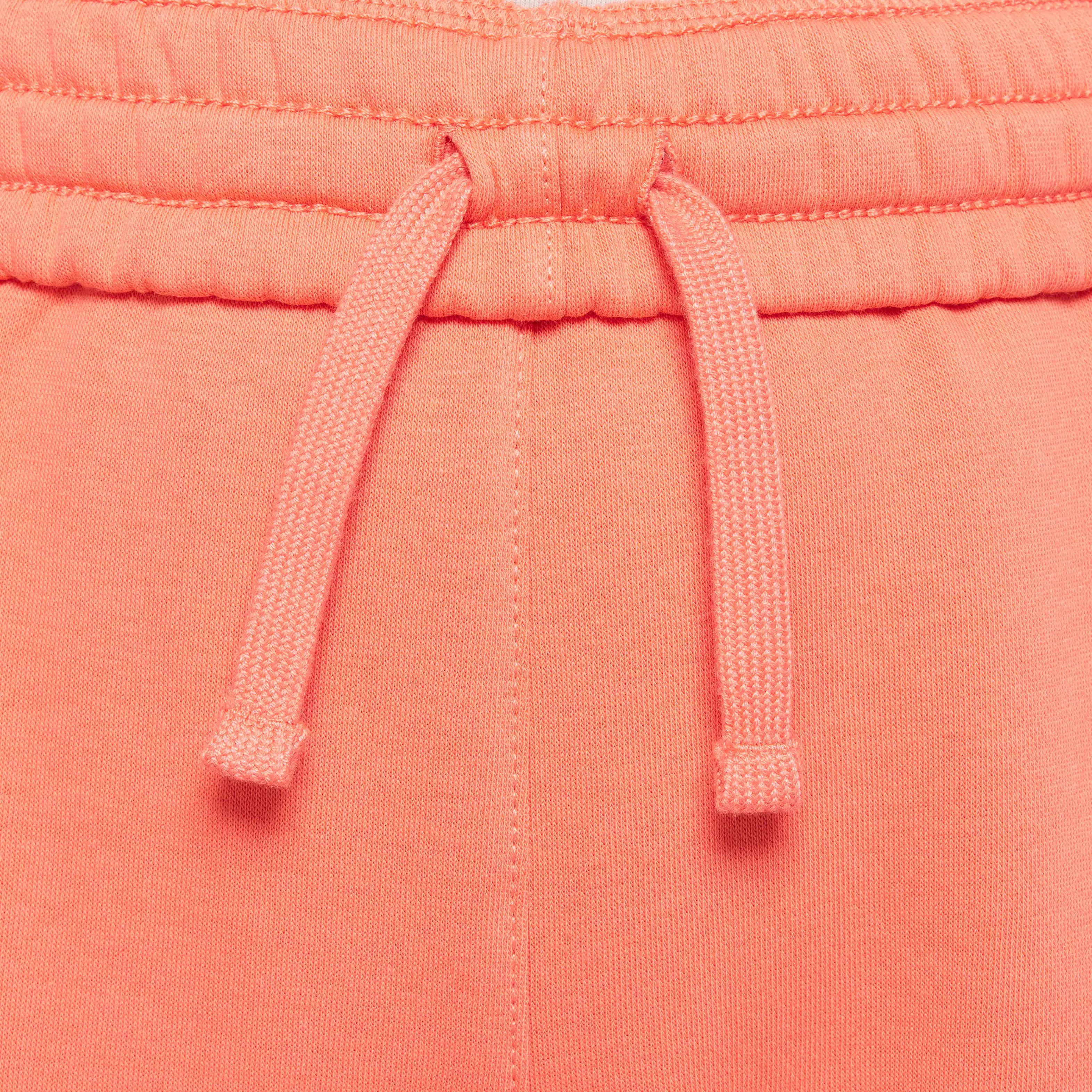 Nike Big Girls' Sportswear Club Fleece Loose Pants - ORANGE