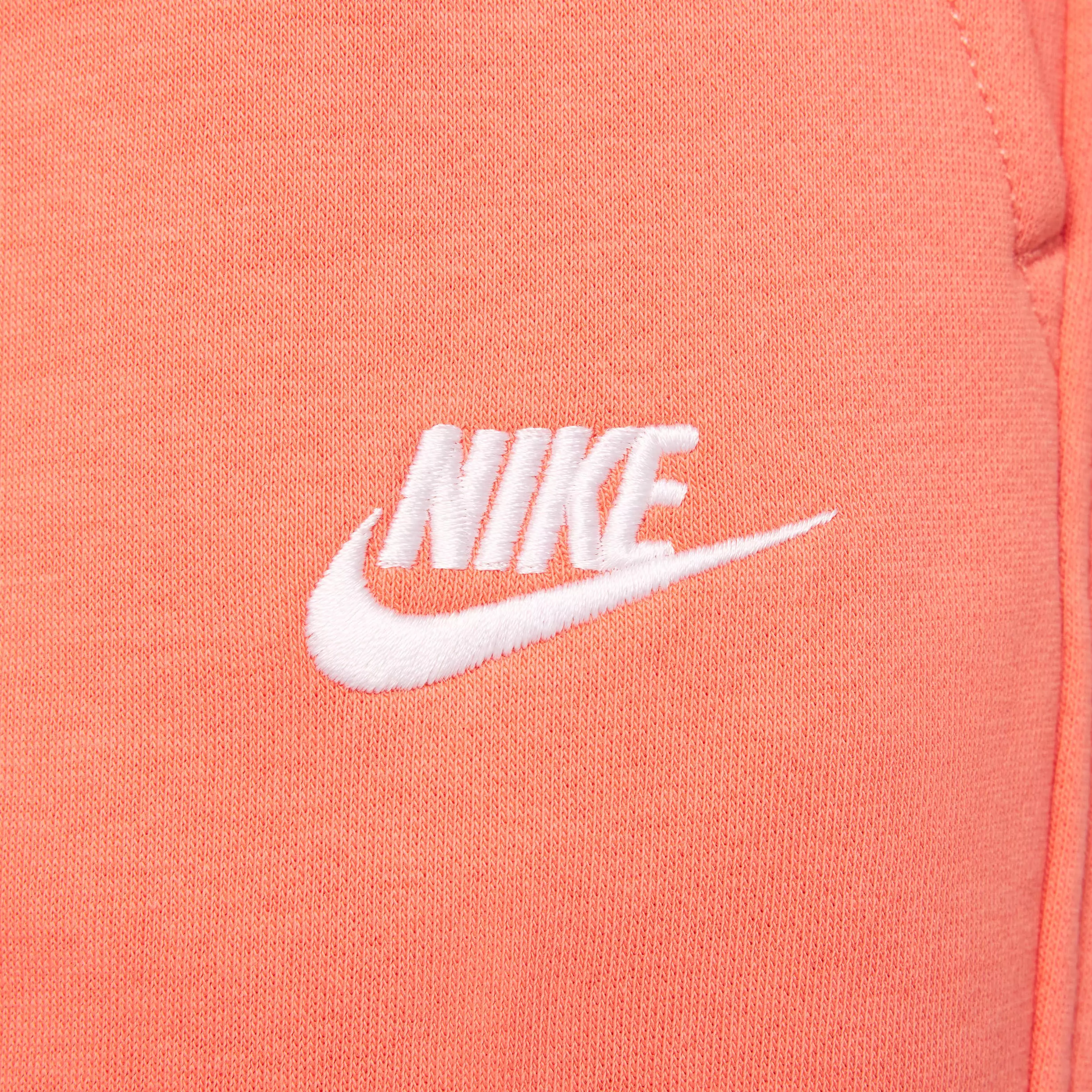 Nike Big Girls' Sportswear Club Fleece Loose Pants - ORANGE