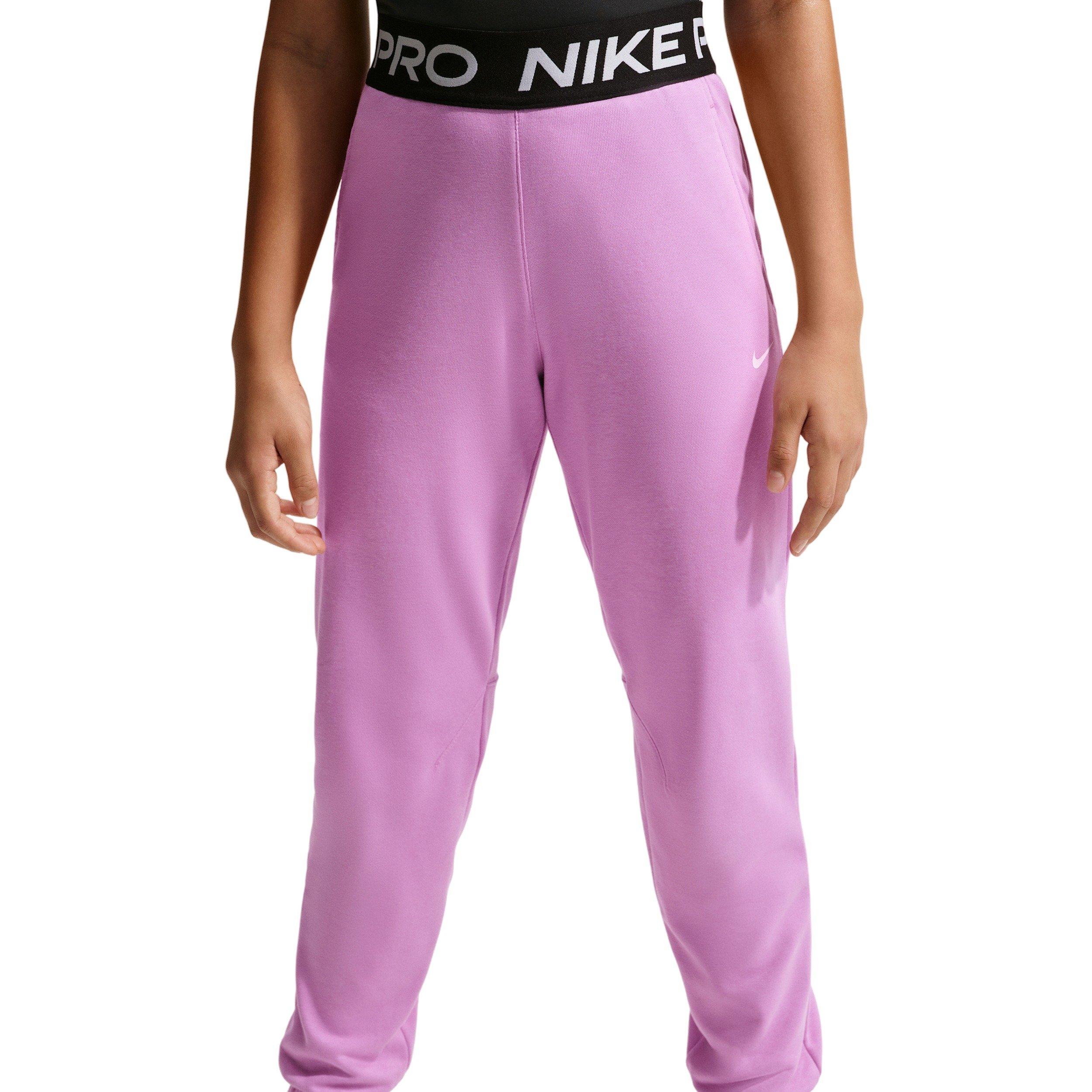Nike Big Girls' Pro Fleece Dri-FIT Joggers -Lt Magenta - LT MAGENTA Thumbnail View 1