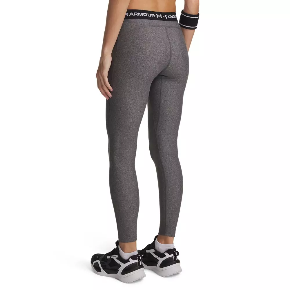 Under Armour Women's HeatGear Leggings - Grey/Black - GREY/BLACK