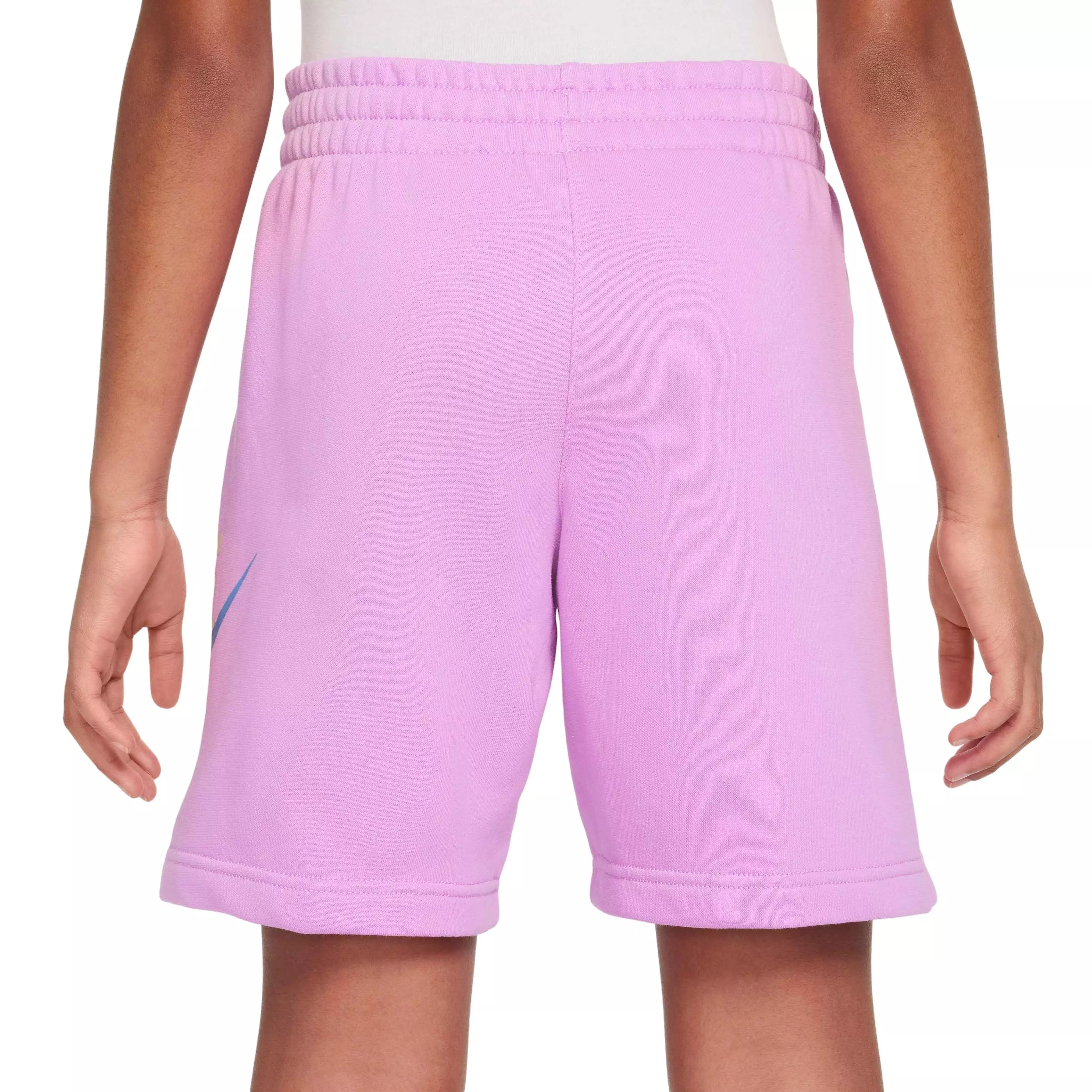 Nike Big Kids' Sportswear Club French Terry HBR Shorts - FUCHSIA