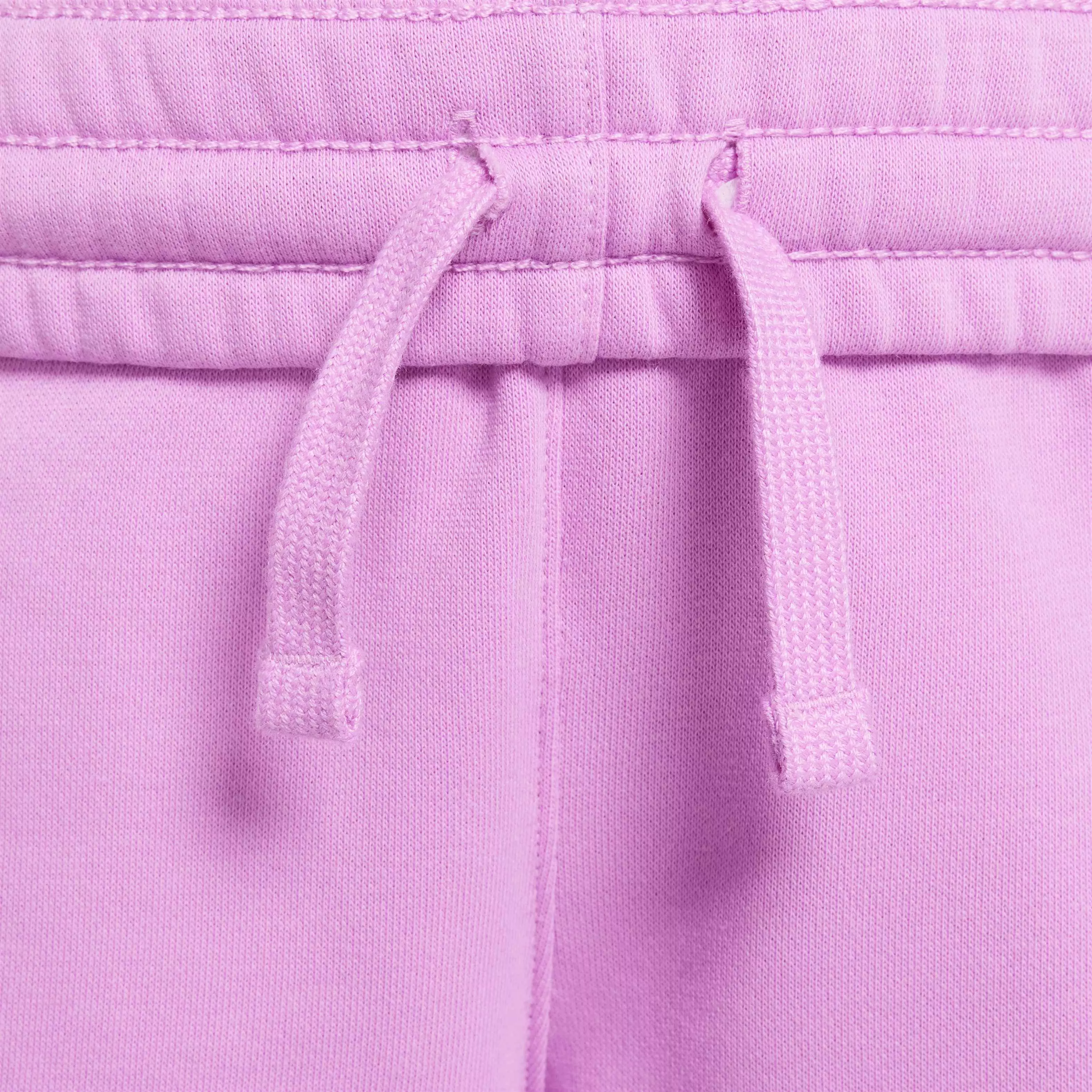 Nike Big Kids' Sportswear Club French Terry HBR Shorts - FUCHSIA