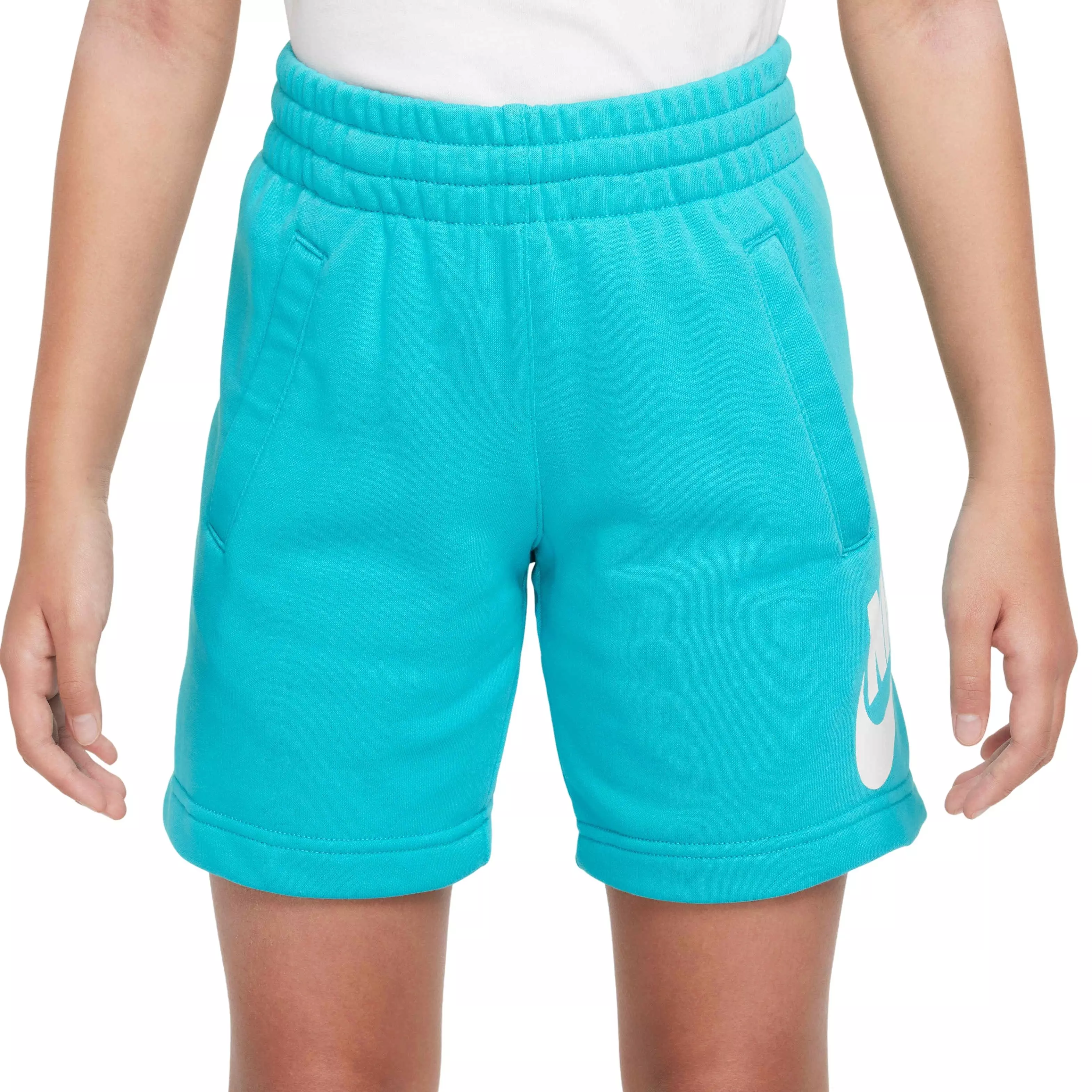 Nike Big Kids' Sportswear Club French Terry HBR Shorts - TURQUOISE 