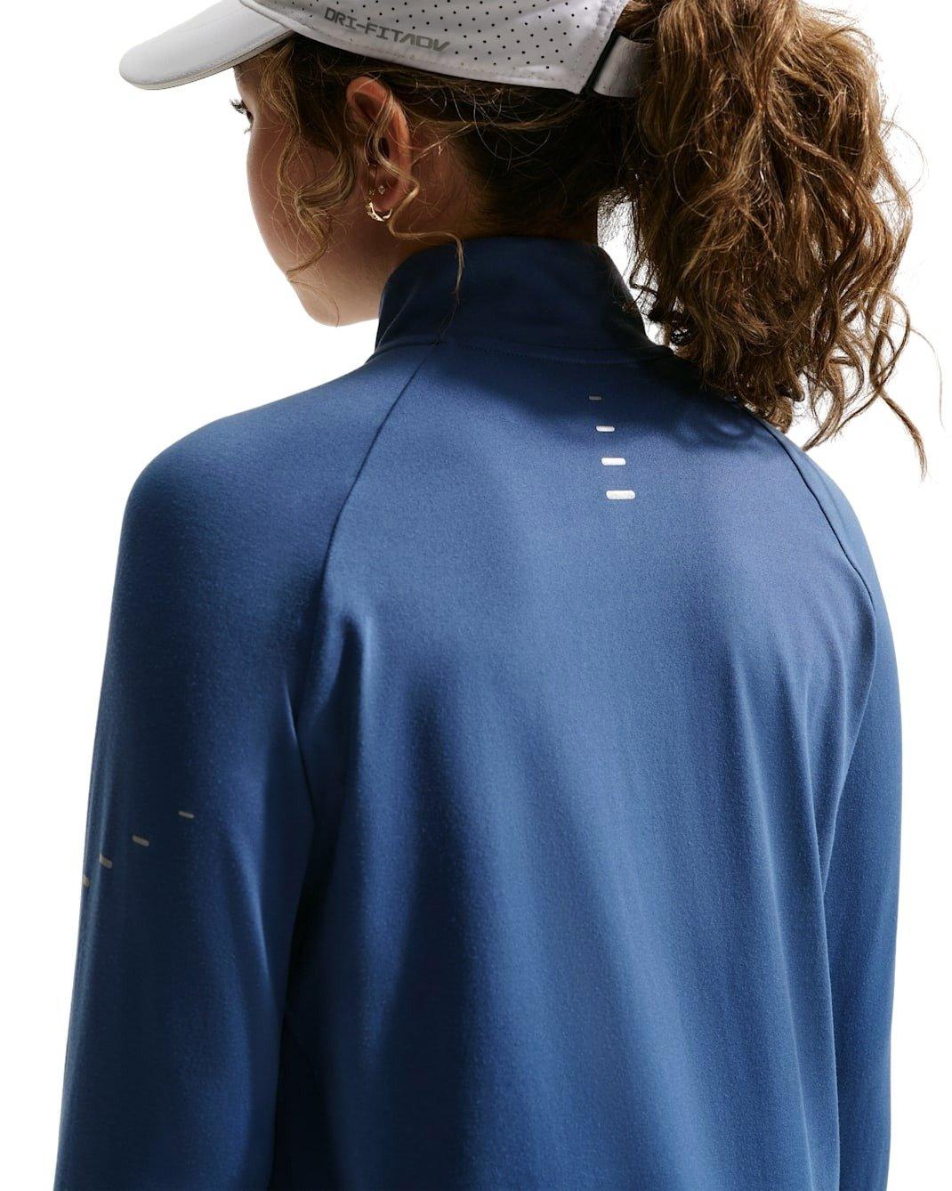 Nike Big Kids' Stride Dri-FIT 1/2 Zip Top - Blue - BLUE Thumbnail View 2