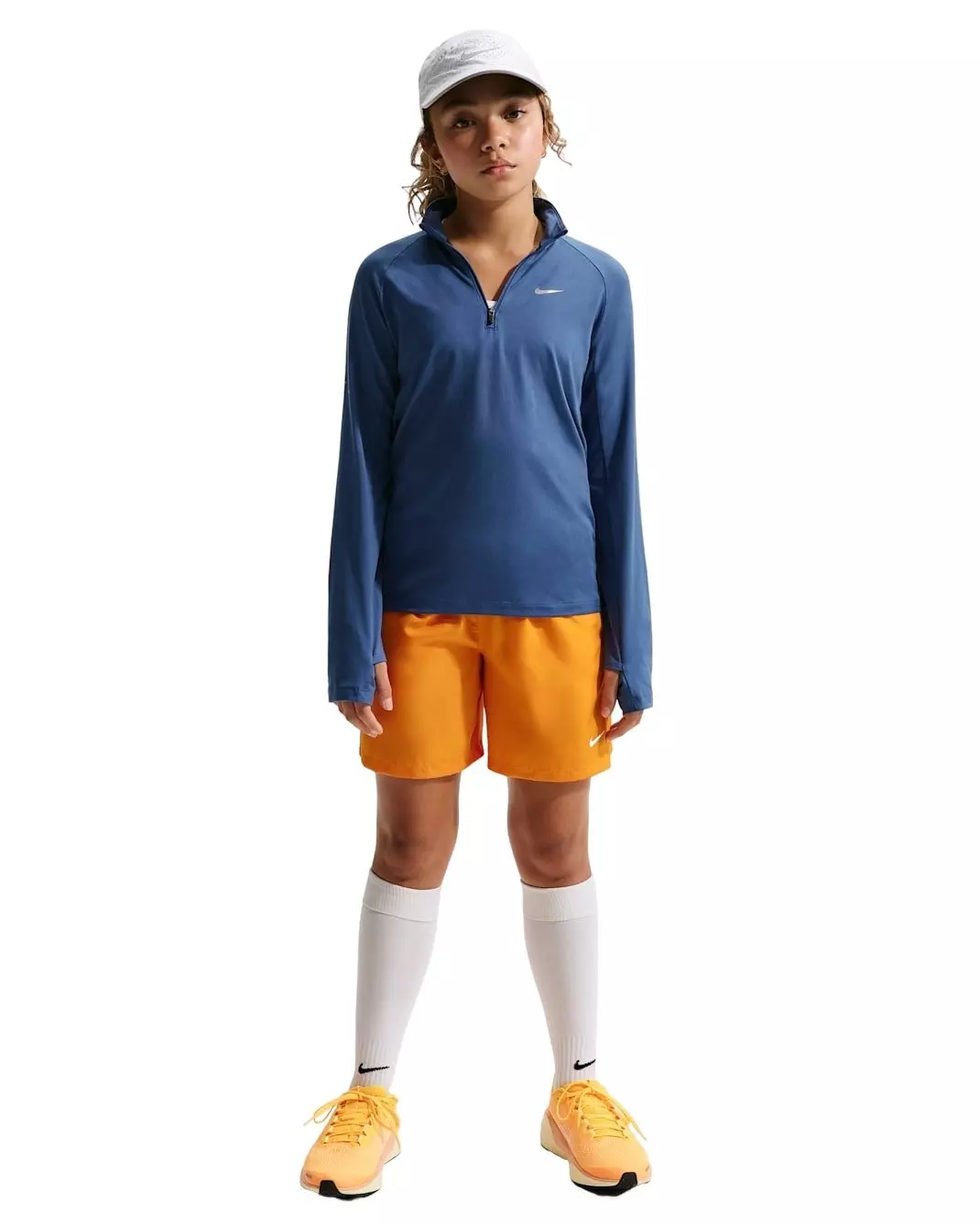 Nike Big Kids' Stride Dri-FIT 1/2 Zip Top - Blue - BLUE