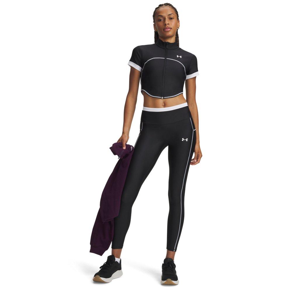 Under Armour Women's HeatGear Novelty Leggings - Black/White - BLACK/WHITE
