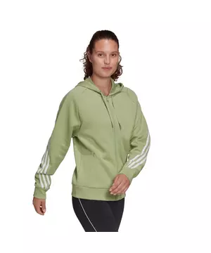 Dyrke motion Hindre leder adidas Women's Sportswear Future Icons 3-Stripes Hooded Track Top - Green -  Hibbett | City Gear