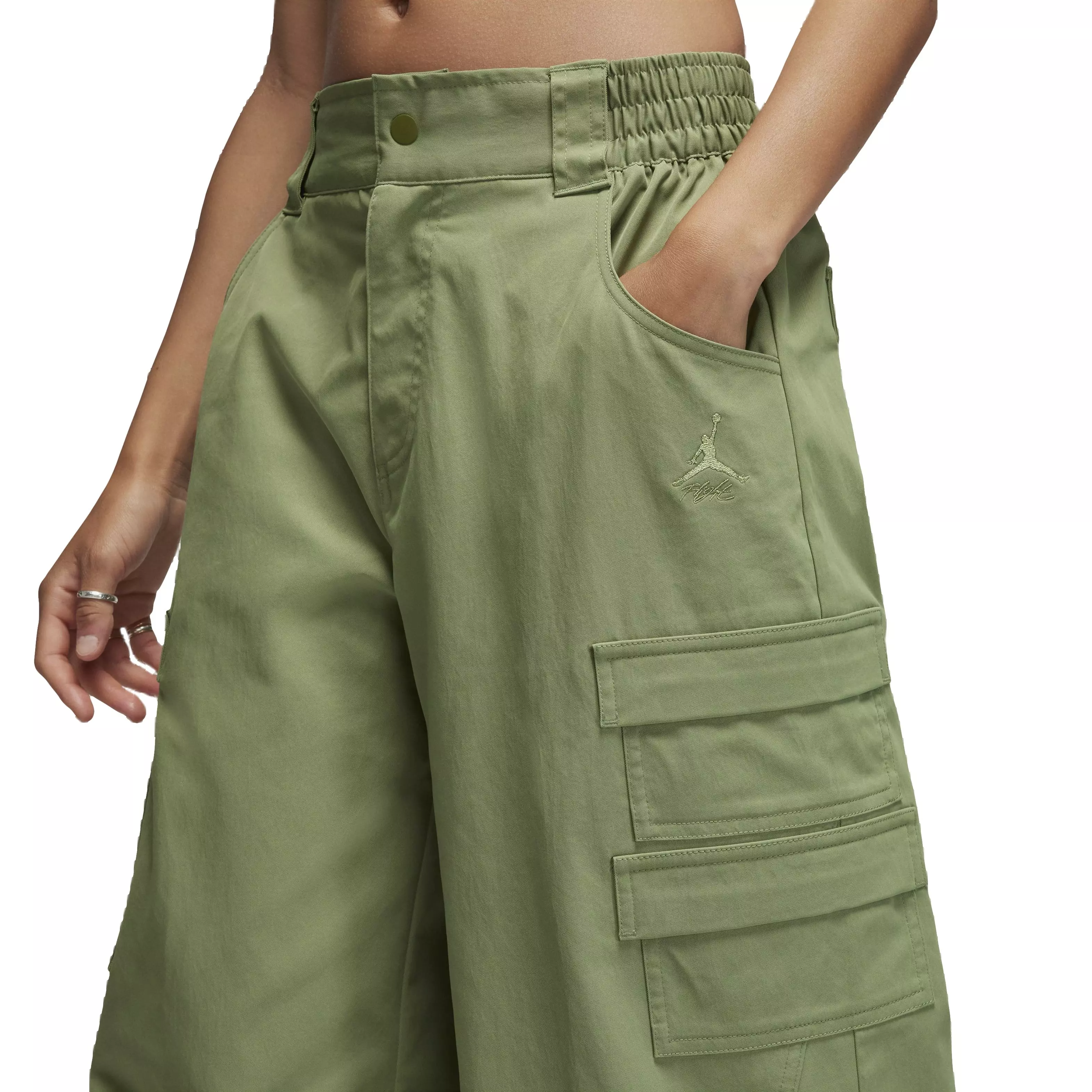 Jordan Women's Heavyweight Chicago Pants - LT OLIVE