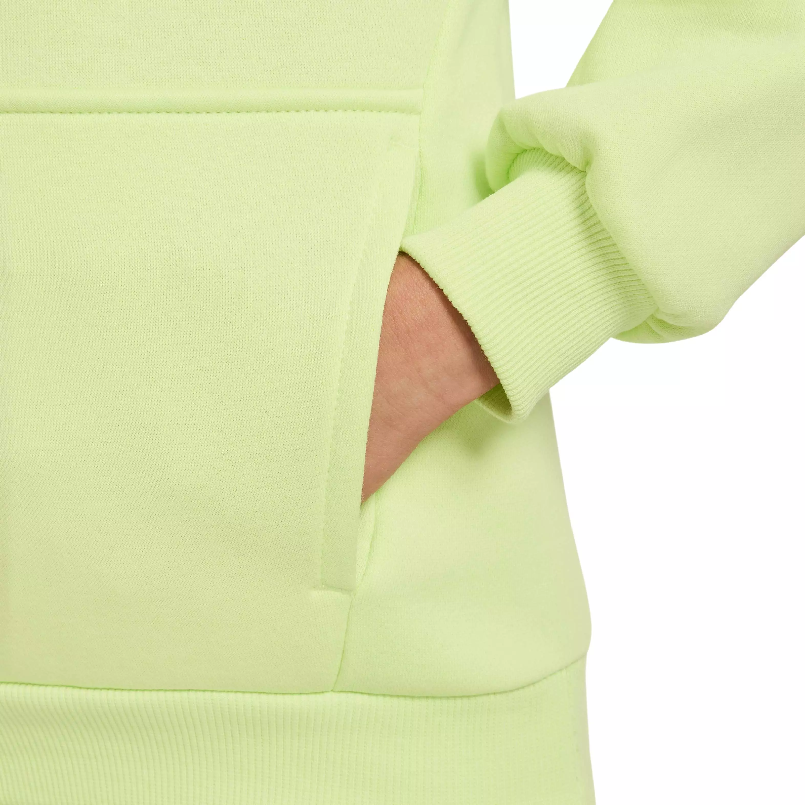 Nike Big Kids' Sportswear Club Fleece LBR Pullover Hoodie - YELLOW