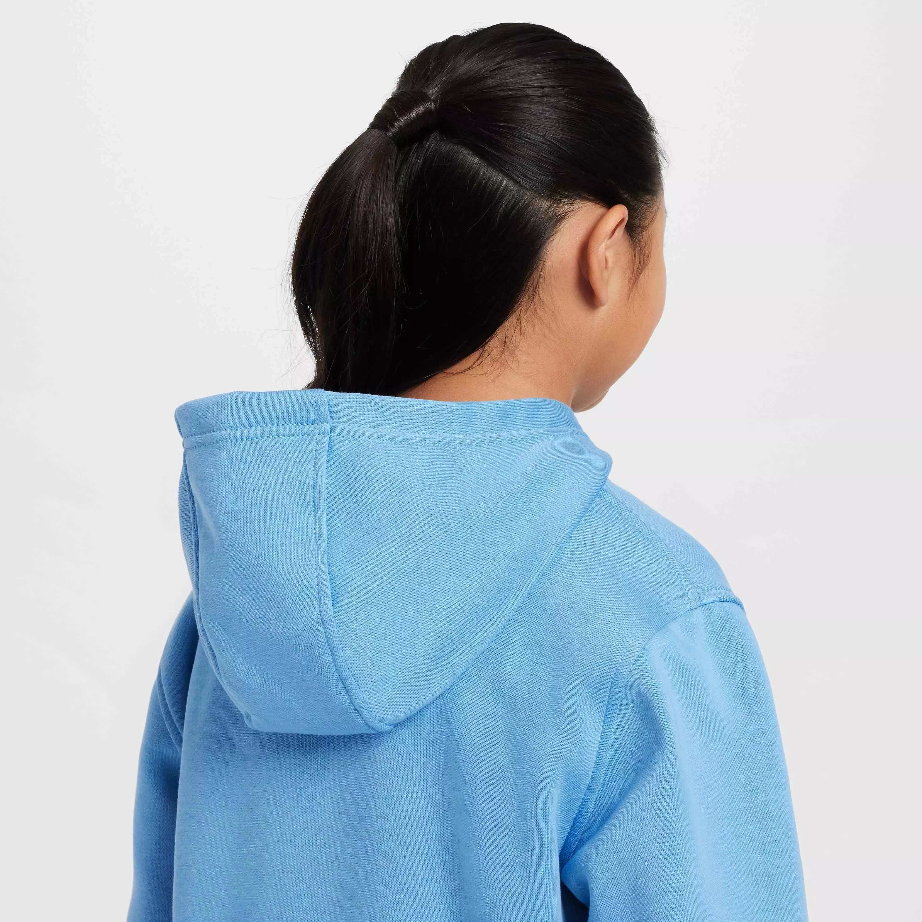 Nike Big Kids' Sportswear Club Fleece LBR Pullover Hoodie - BLUE