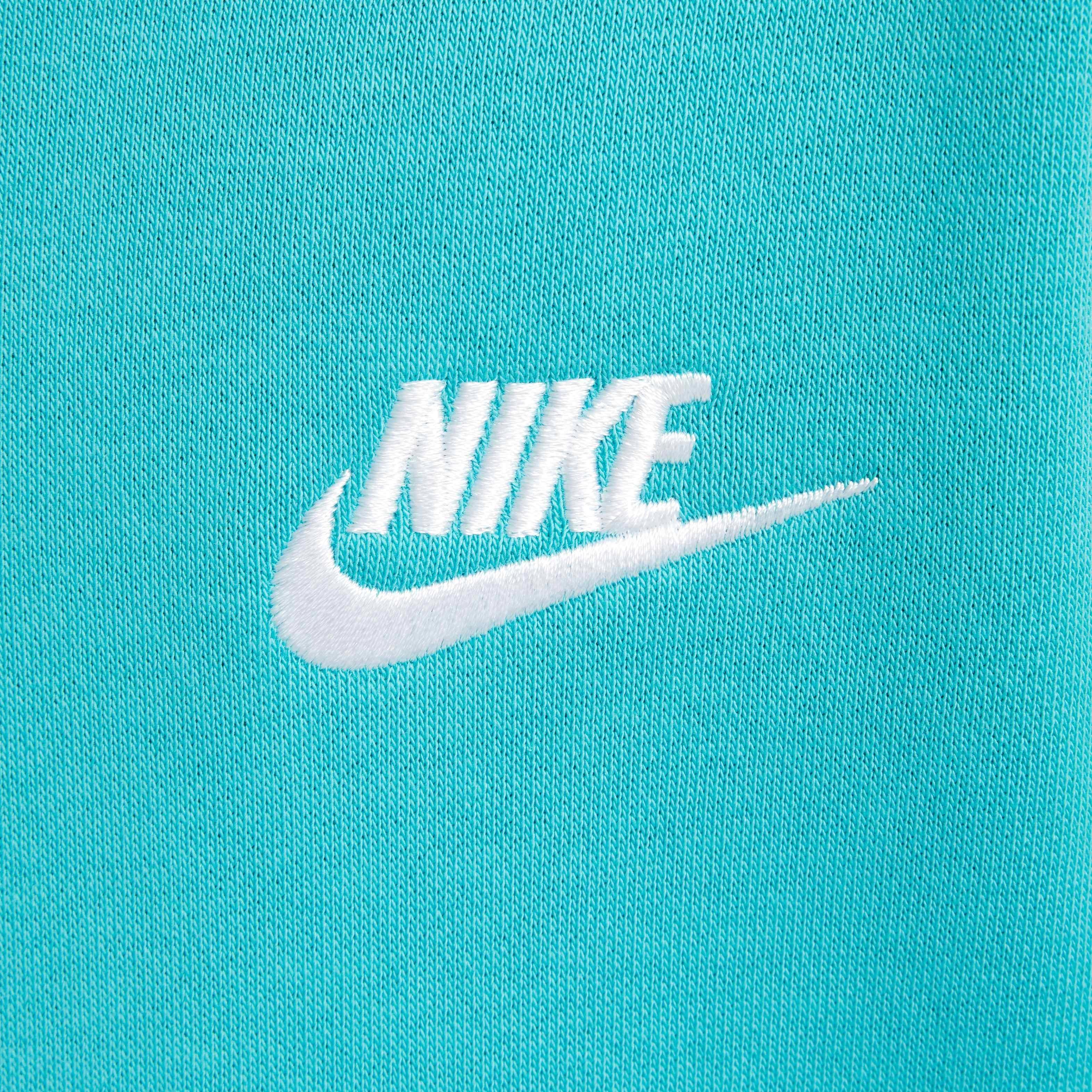 Nike Big Kids' Sportswear Club Fleece LBR Pullover Hoodie - TURQUOISE  Thumbnail View 4