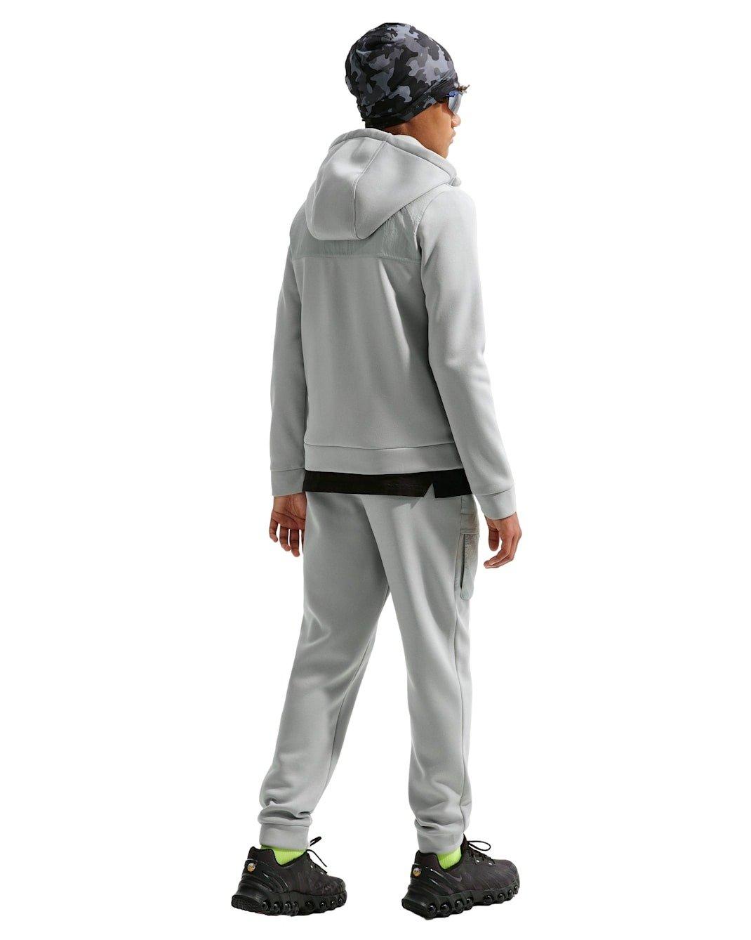 Nike Big Kids' Sportswear City Utility Full Zip Hooded Jacket - Grey - GREY Thumbnail View 5