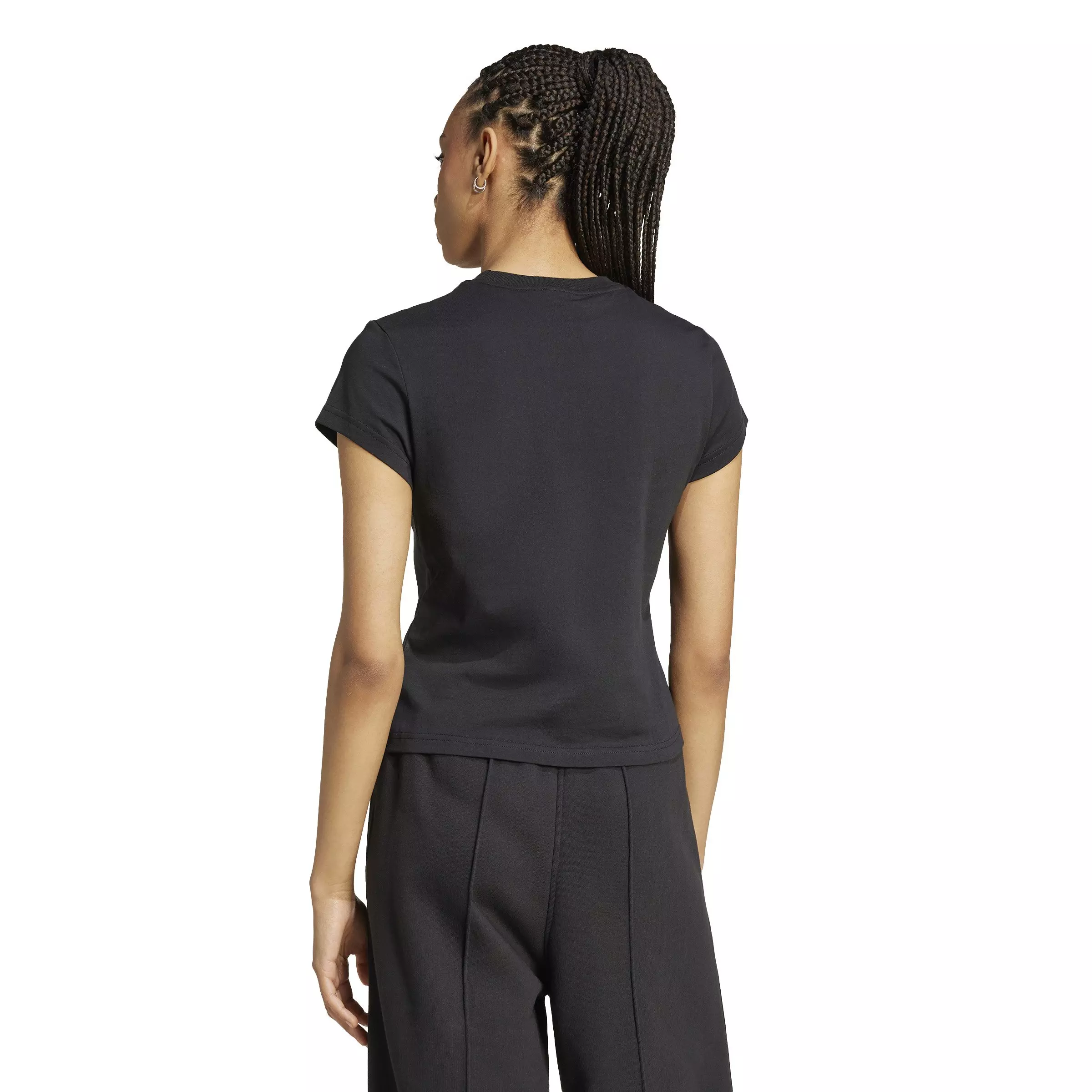 adidas Originals Women's Essentials Slim Tee - BLACK