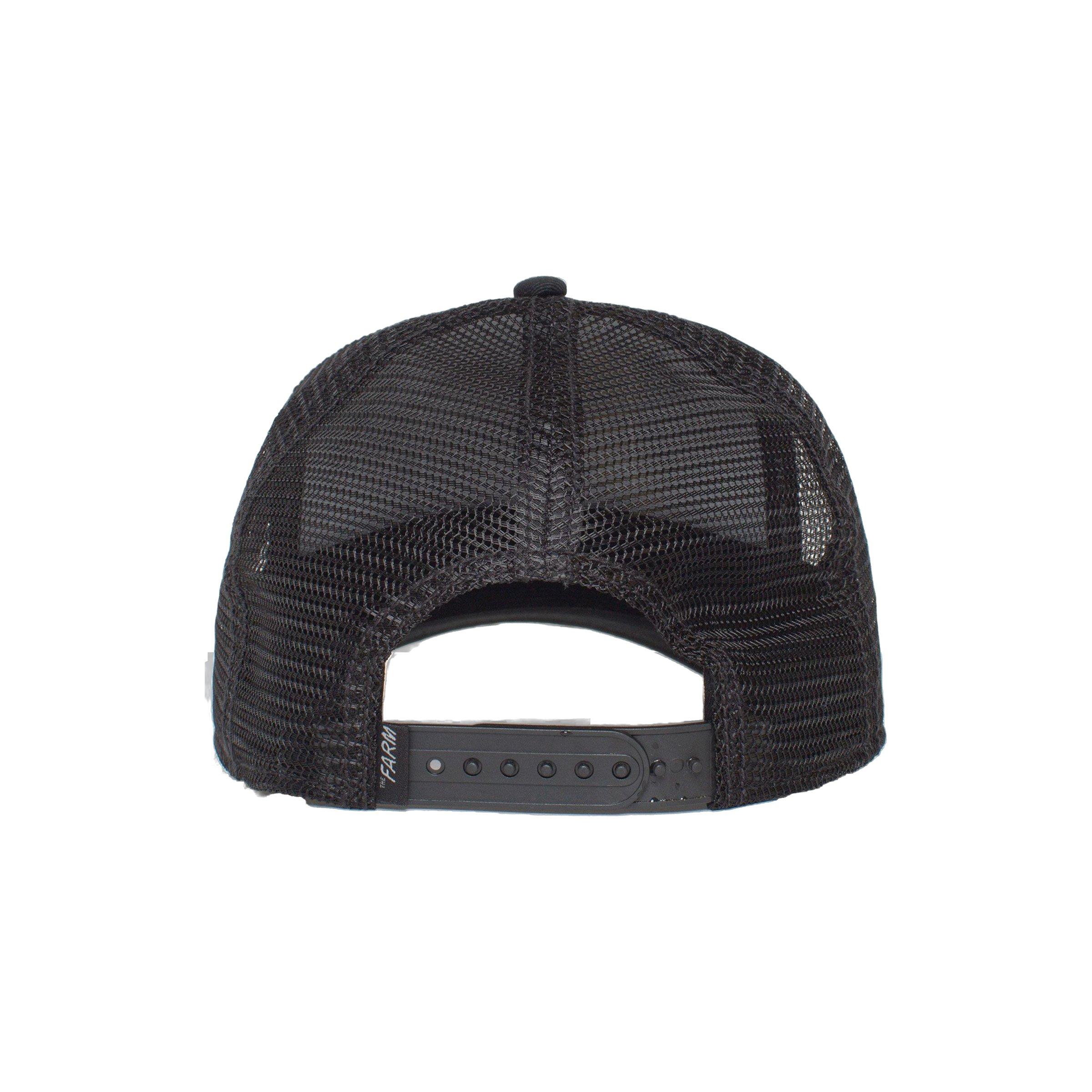 Goorin Bros. Mamba Trucker Snapback Hat-Black - BLACK Thumbnail View 2