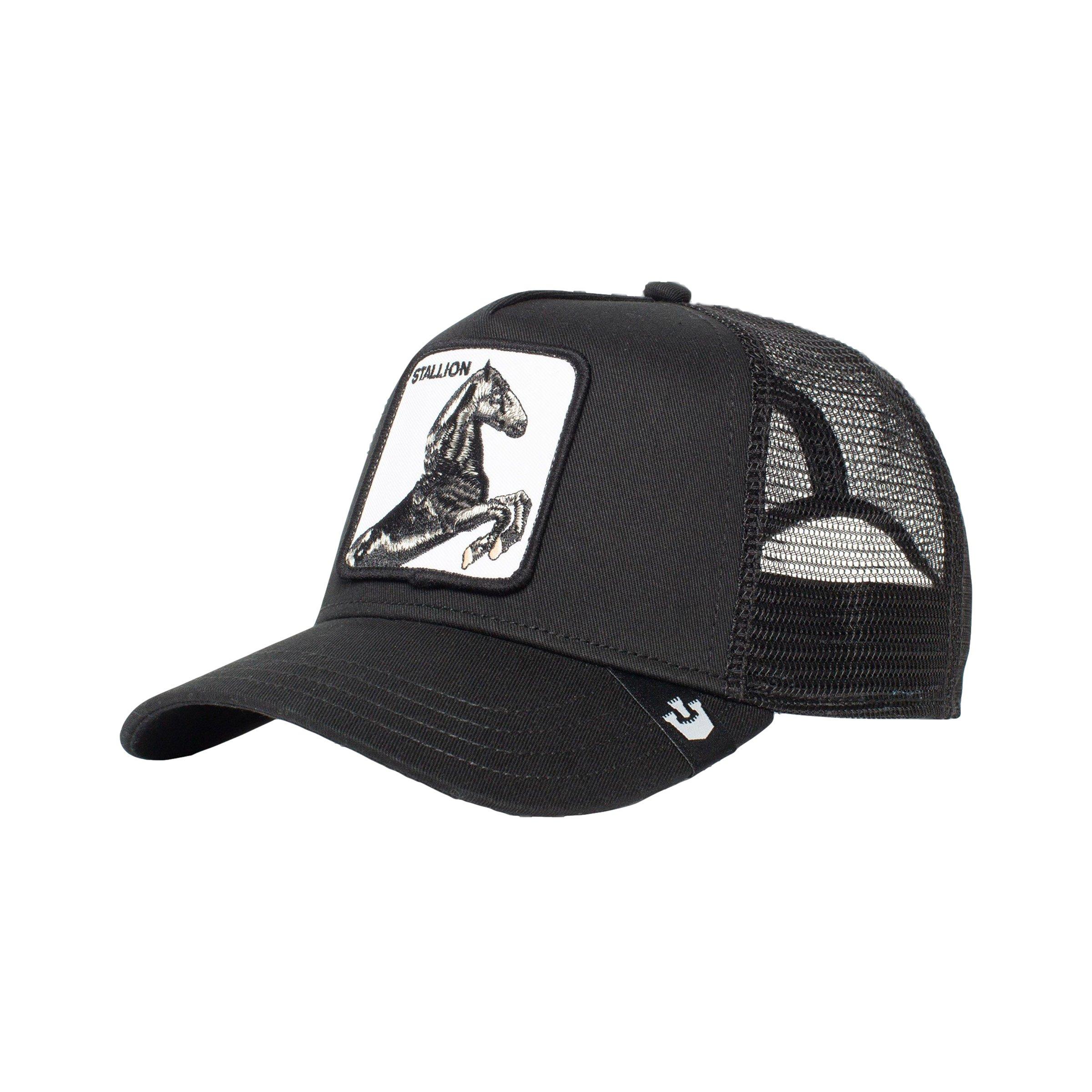 Goorin Bros. The Stallion Trucker Snapback Hat-Black - BLACK