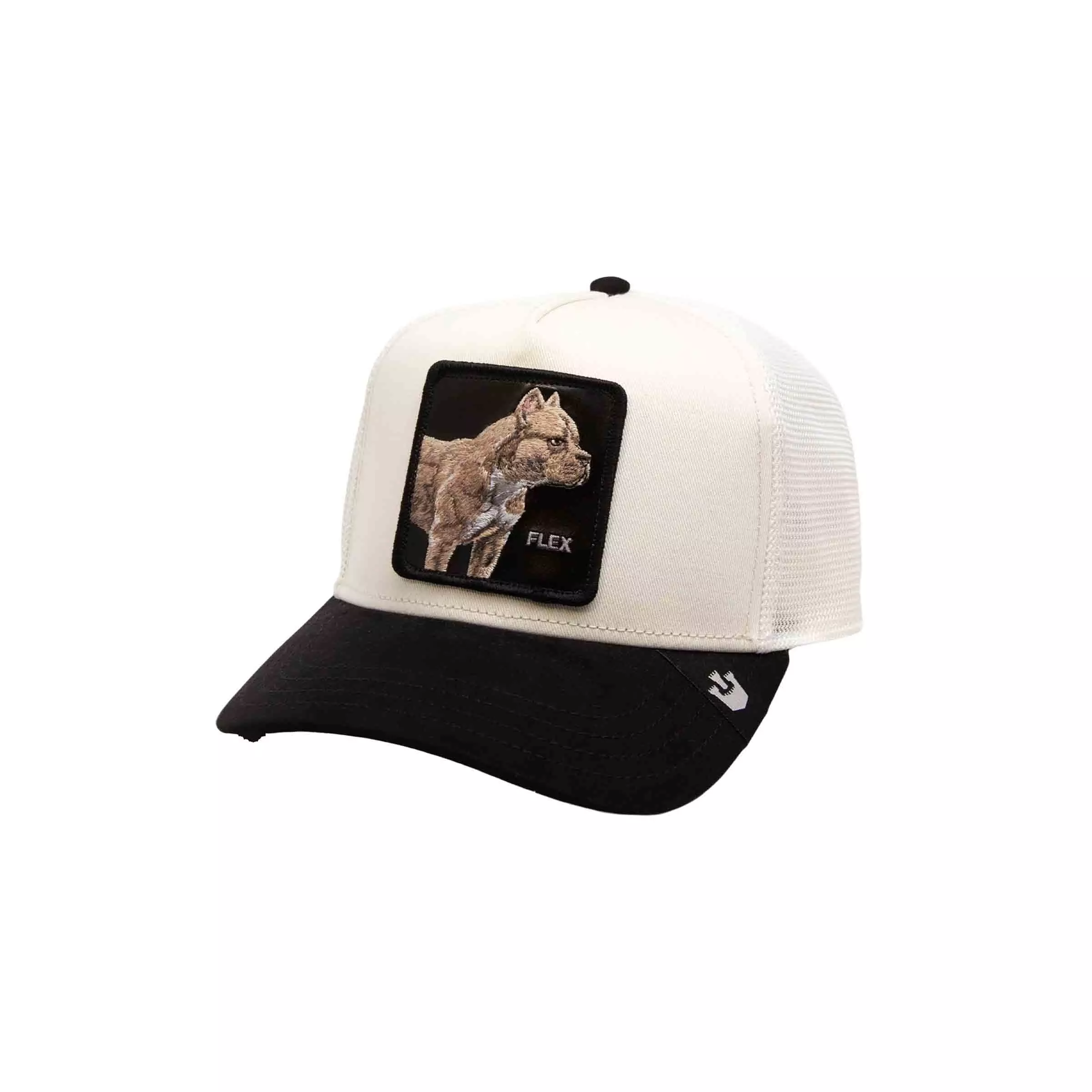 Goorin Bros. Suede Pitbull Trucker Snapback Hat-Cream - CREAM