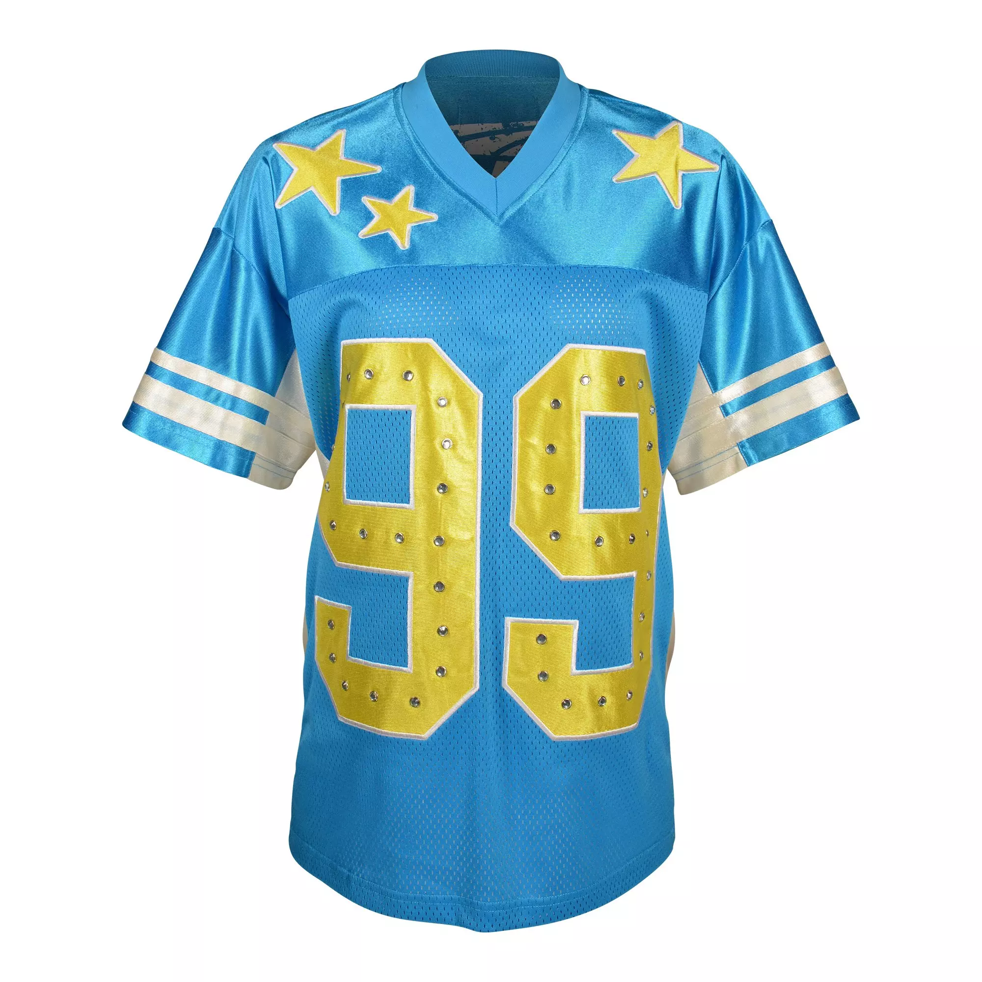 First Row Women's Oversized Jersey - Blue/Yellow - BLUE
