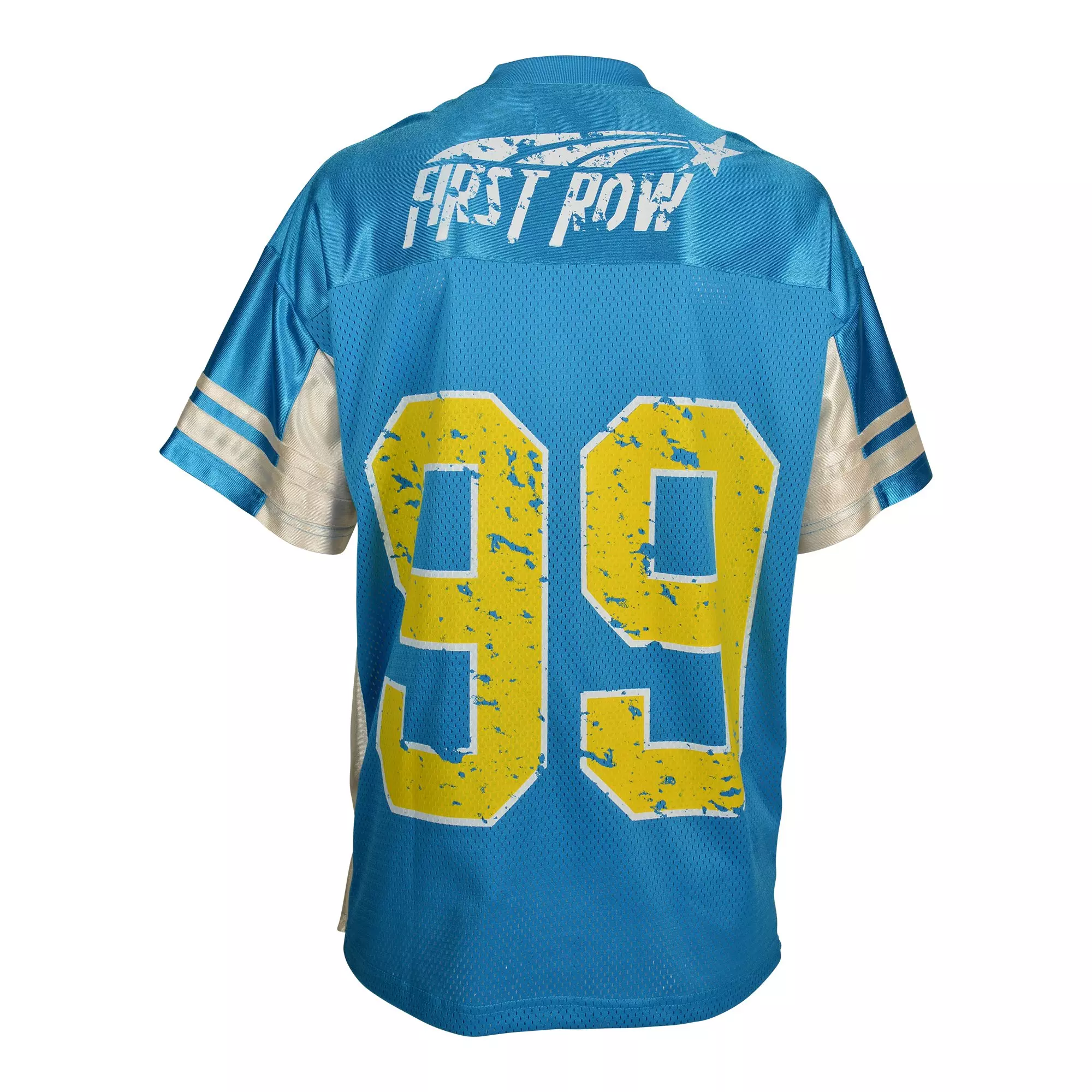 First Row Women's Oversized Jersey - Blue/Yellow - BLUE