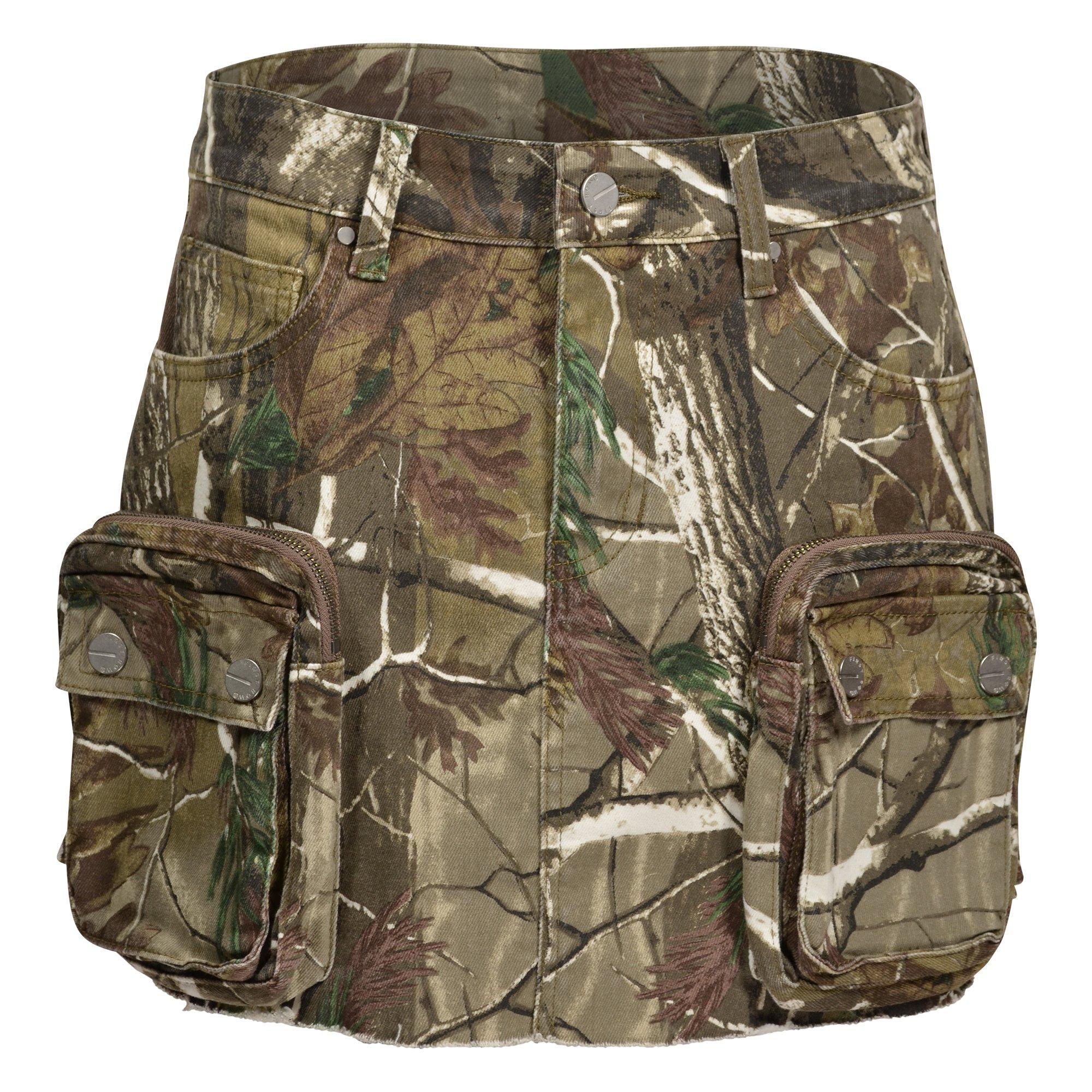 First Row Women's Camo Cargo Skirt - CAMOUFLAGE