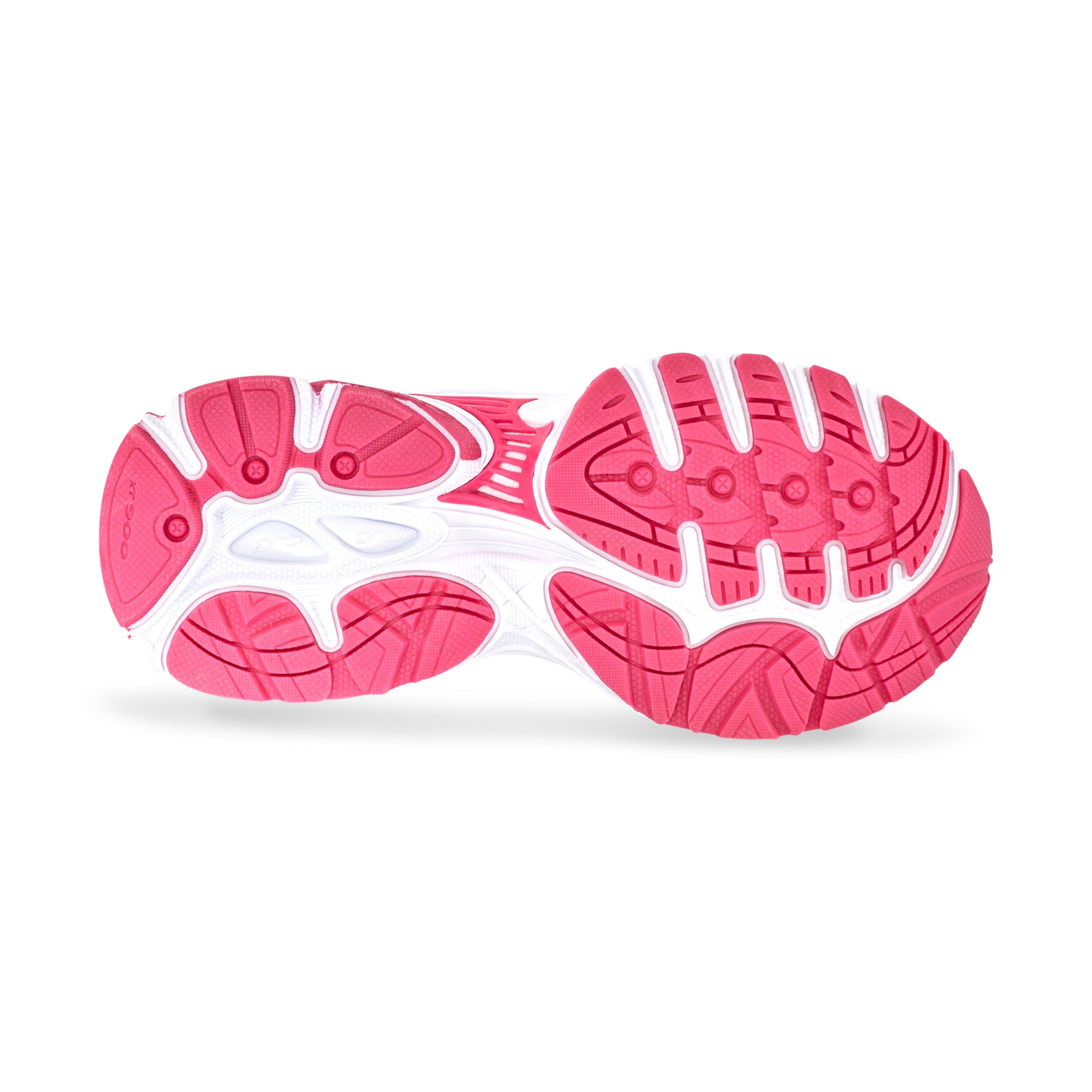 Saucony Omni 9 Grade School Girls' "Pink/White/Silver" Shoe