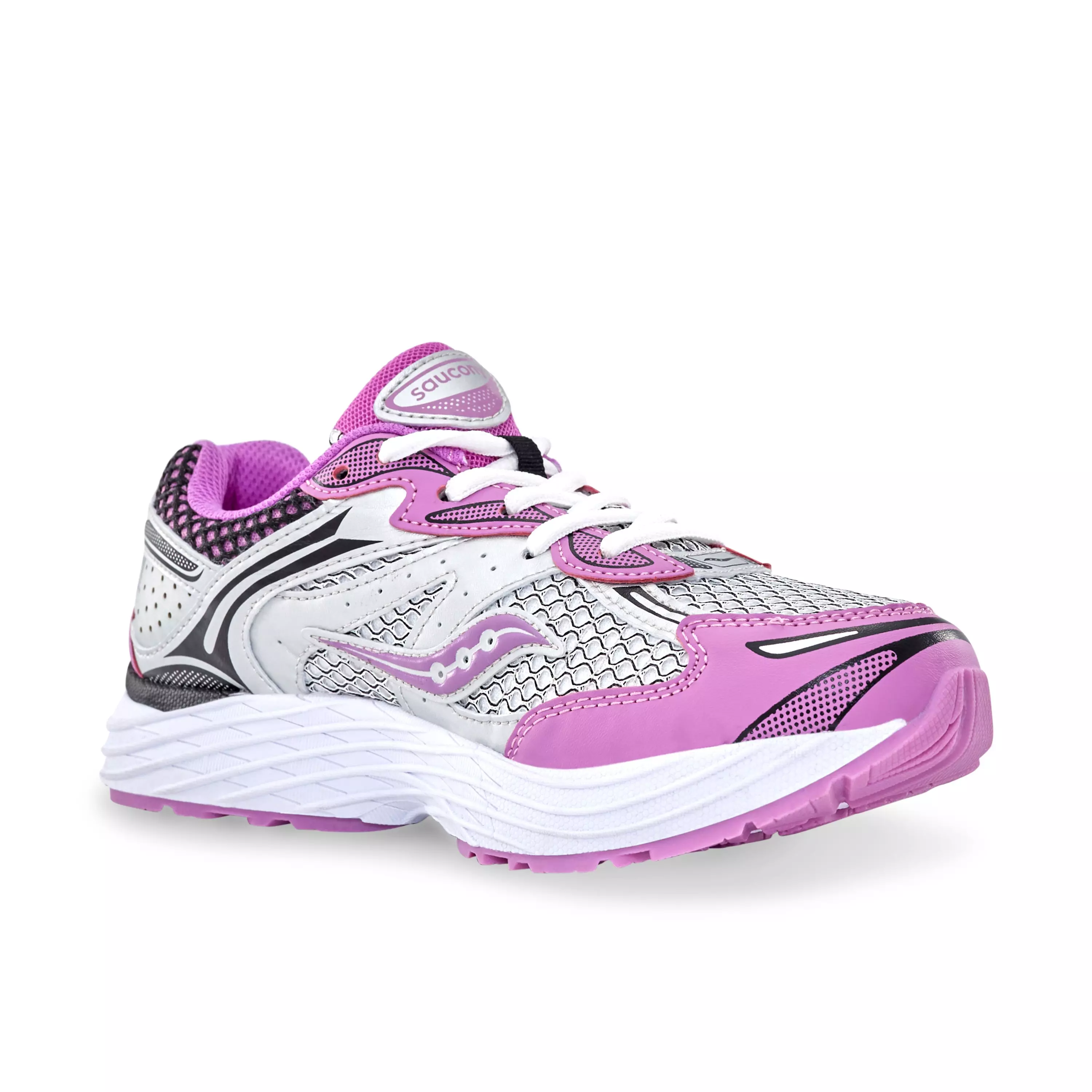 Saucony Omni 9 "Purple/Black" Preschool Girls' Shoe - PURPLE/BLACK