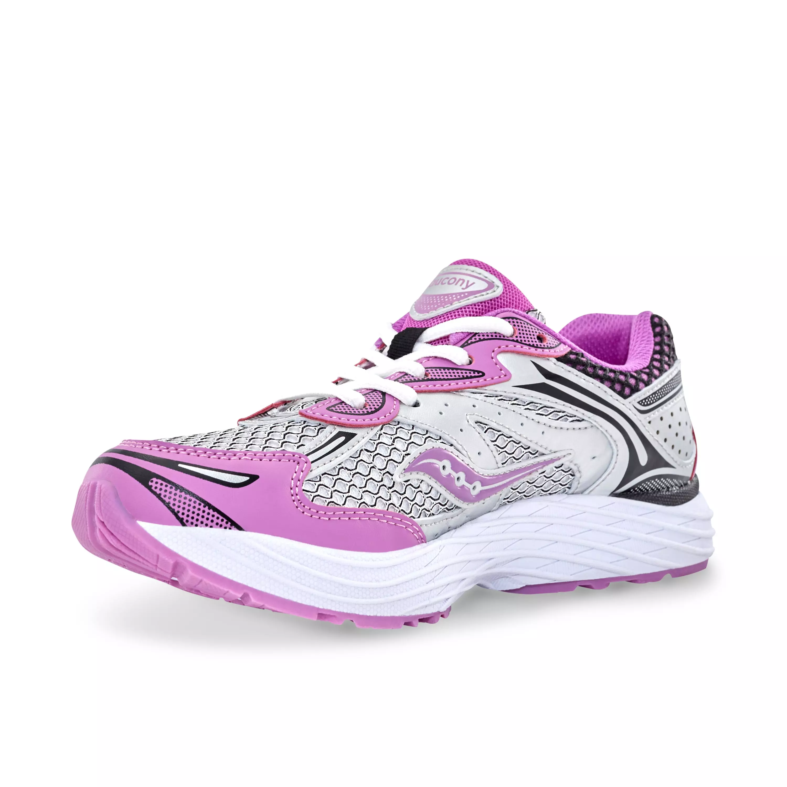 Saucony Omni 9 "Purple/Black" Preschool Girls' Shoe - PURPLE/BLACK