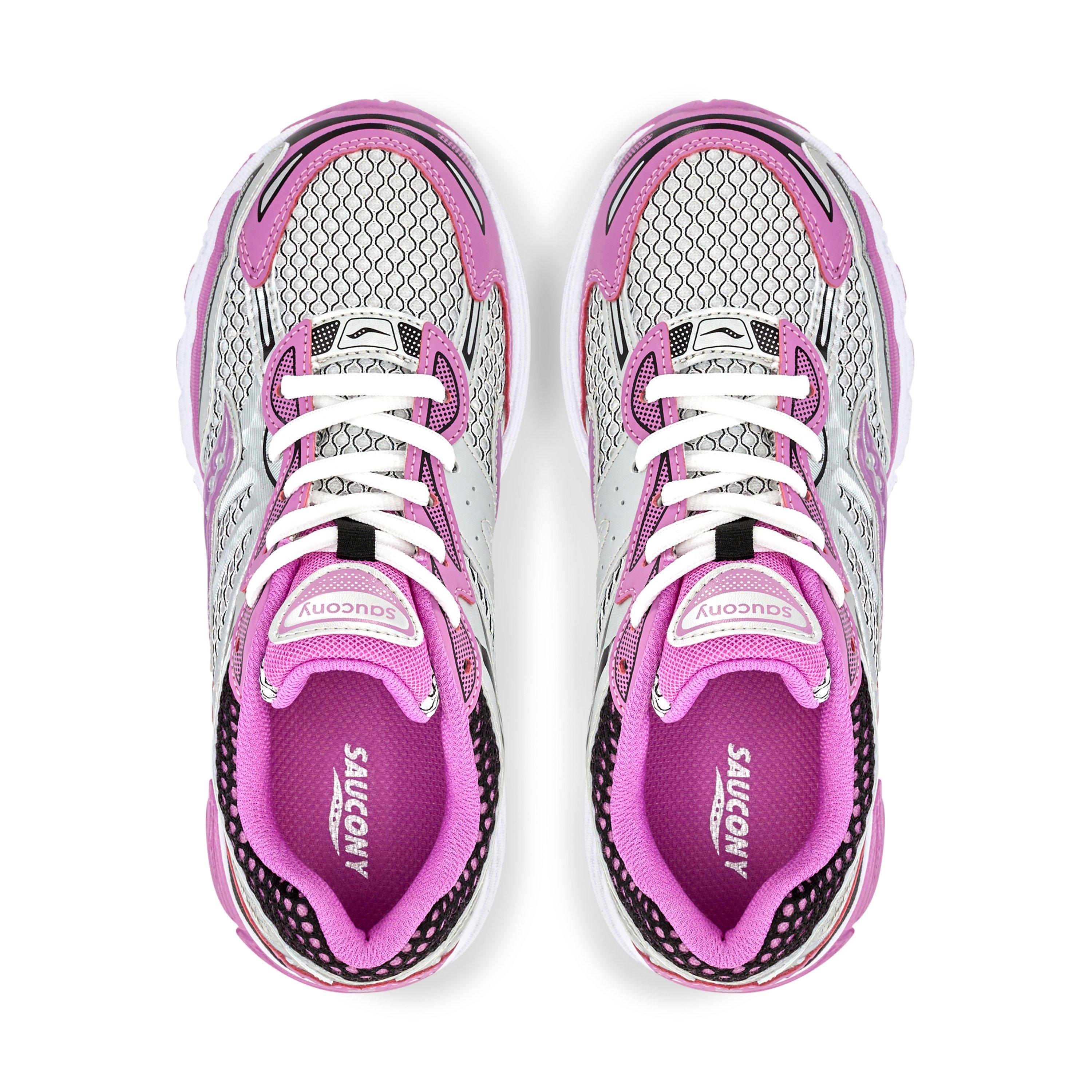 Saucony Omni 9 Preschool Girls' Cushioned Lace Up Shoes - Purple