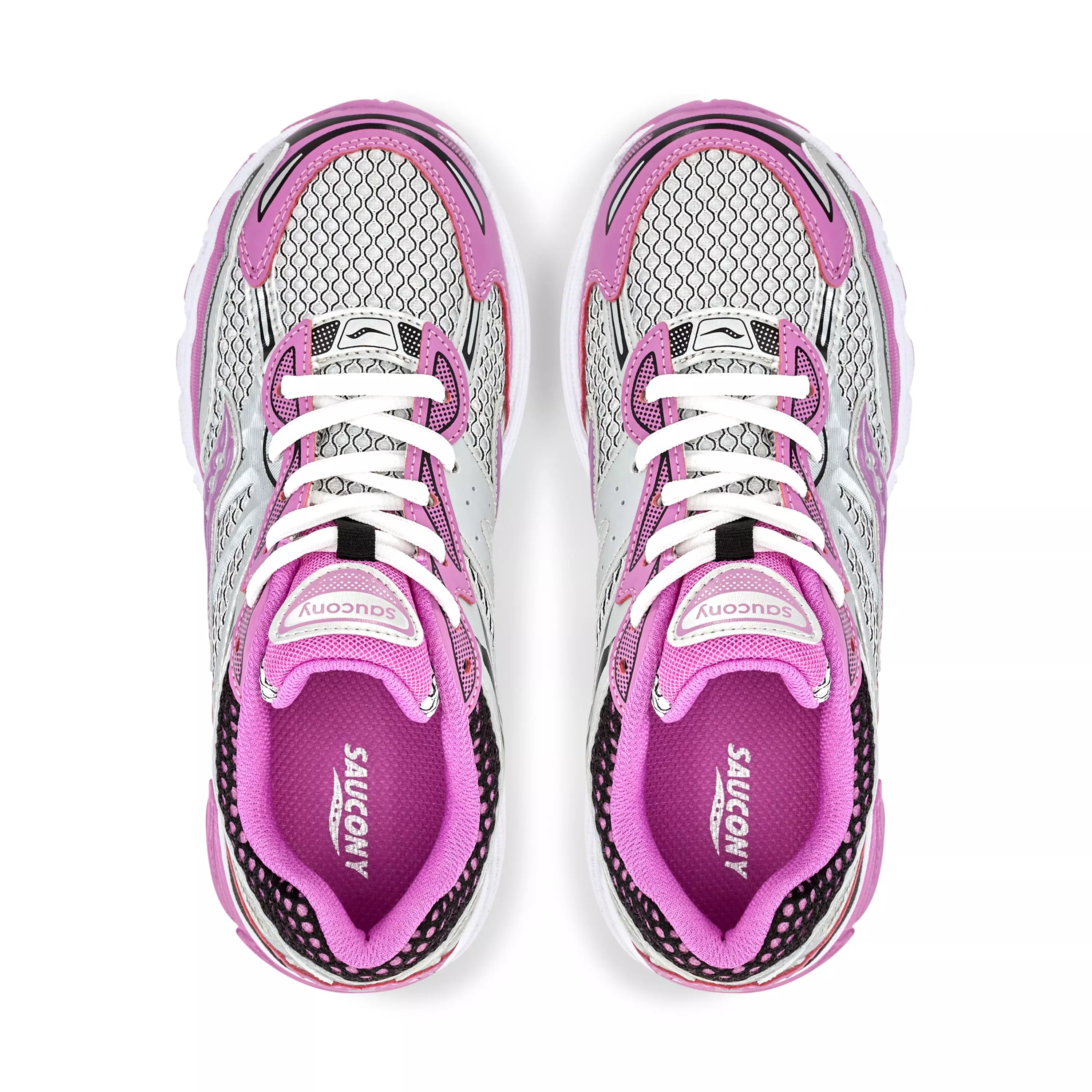 Saucony Omni 9 "Purple/Black" Preschool Girls' Shoe - PURPLE/BLACK