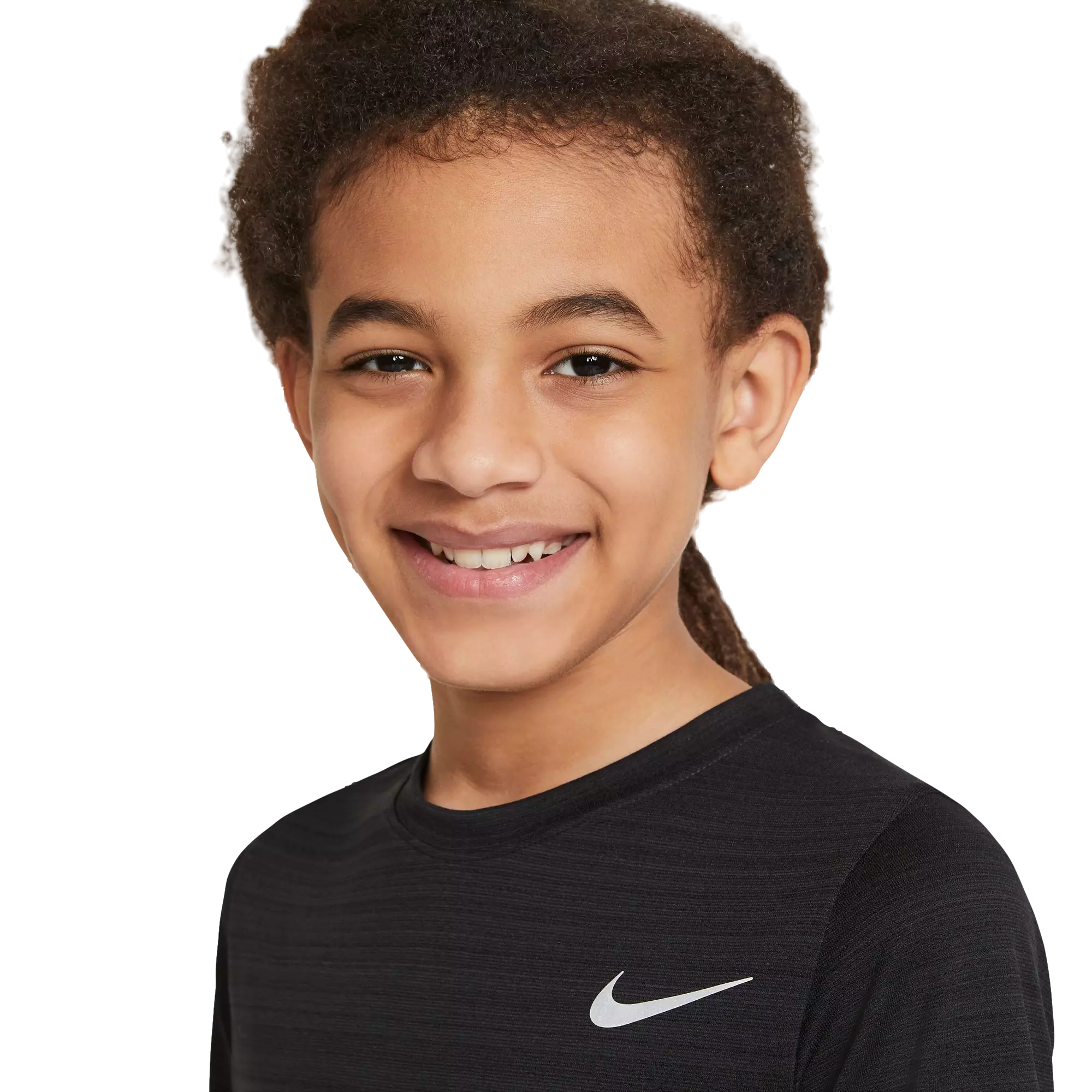 Nike Big Boys' Dri-FIT Miler Training Top - BLACK