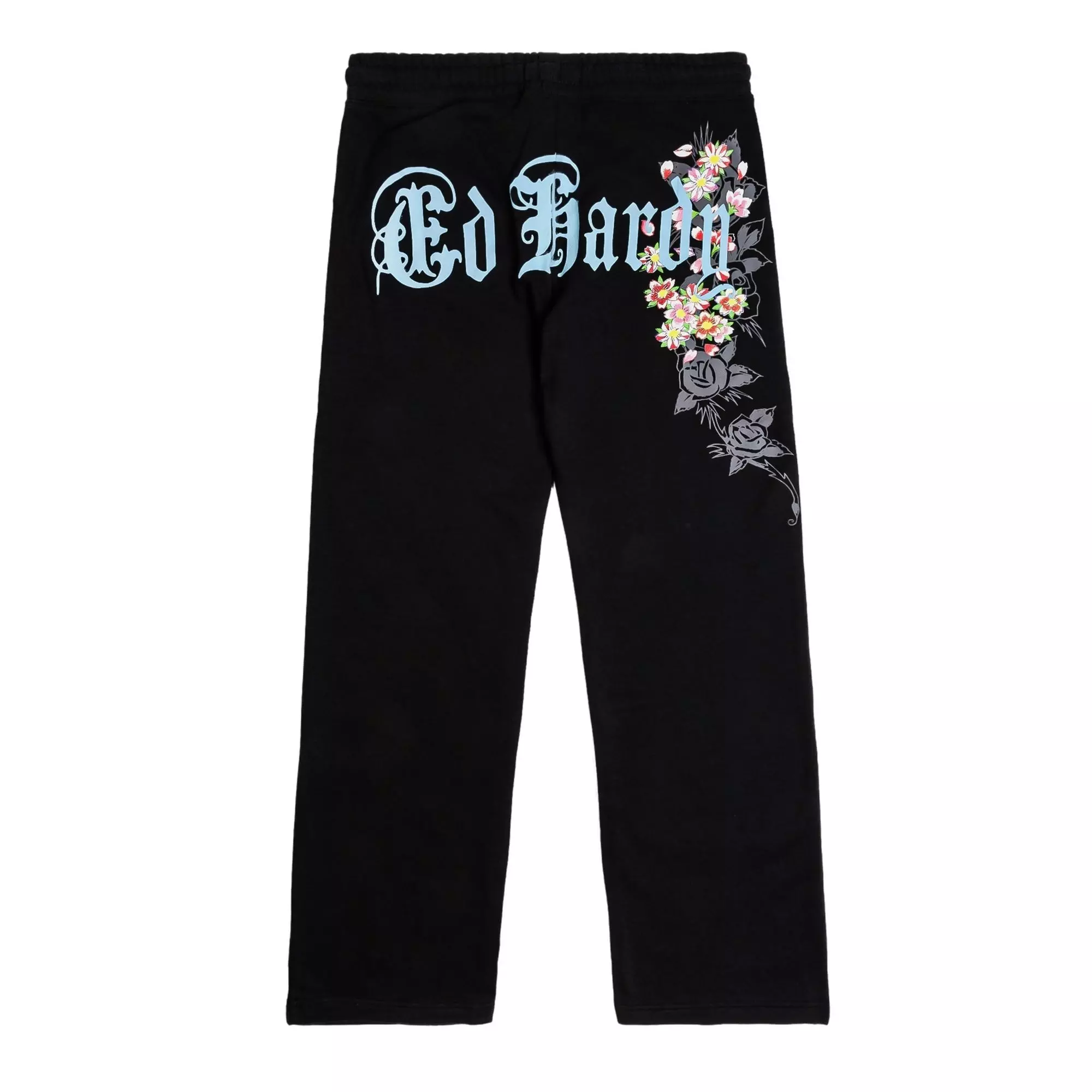 Ed Hardy Women's Phoenix Y2K Fleece Pants - BLACK