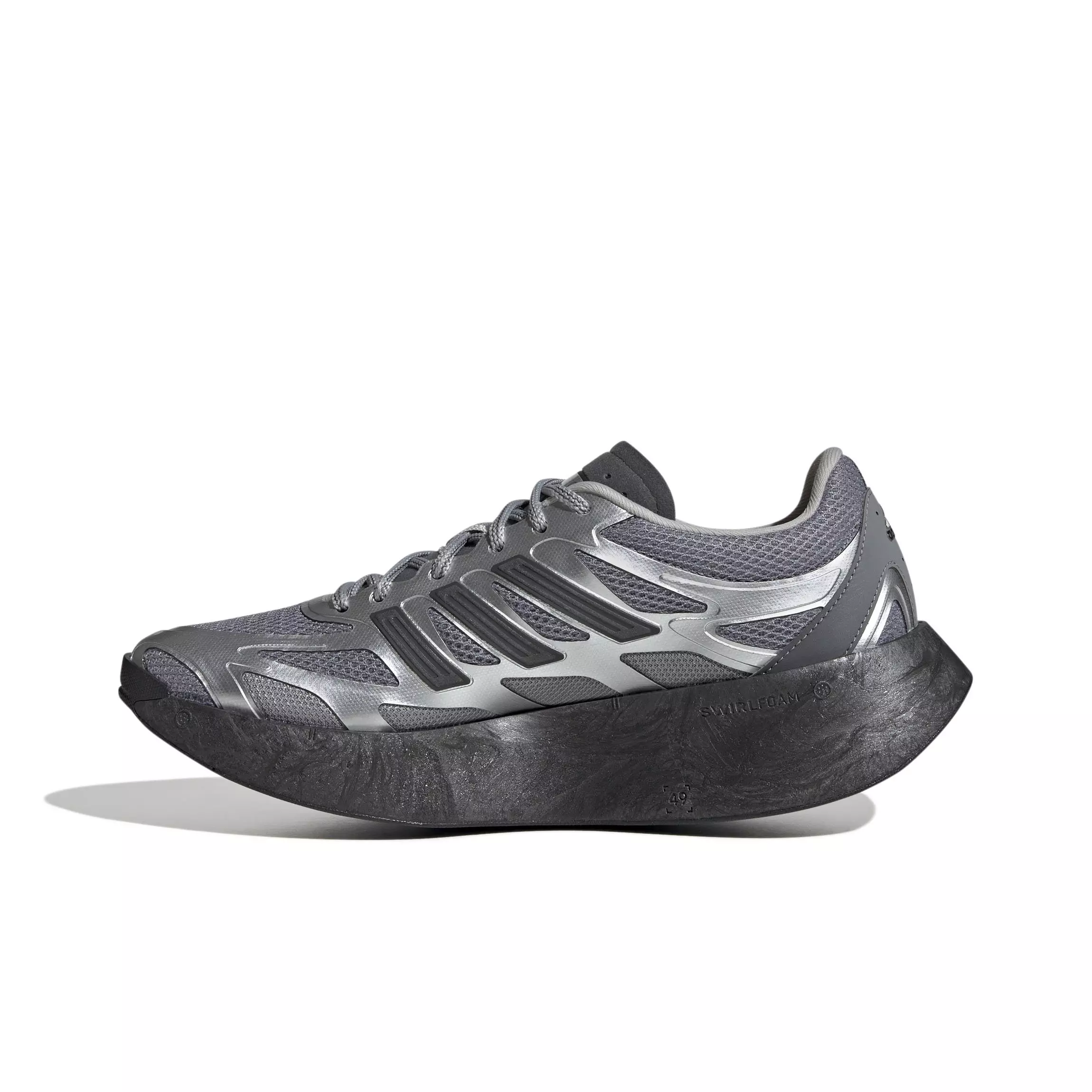 adidas Originals Aruku "Silver Metallic/Grey/Black" Men's Running Shoe - SILVER/BLACK