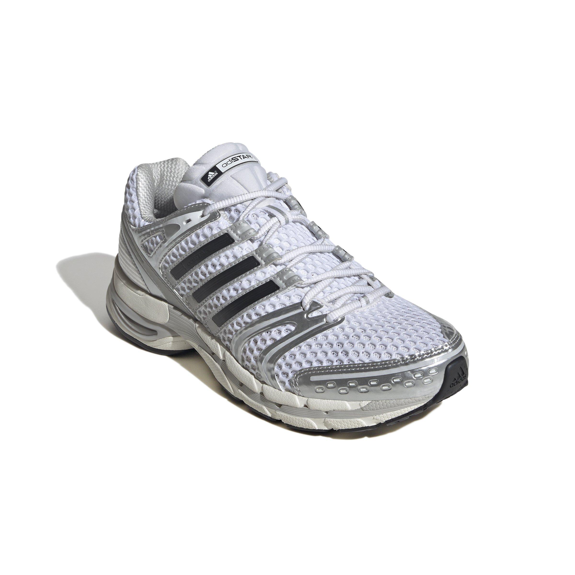 adidas Originals Adistar Control 5 "Silver Metallic/Grey" Men's Shoe - WHITE/BLACK Thumbnail View 6