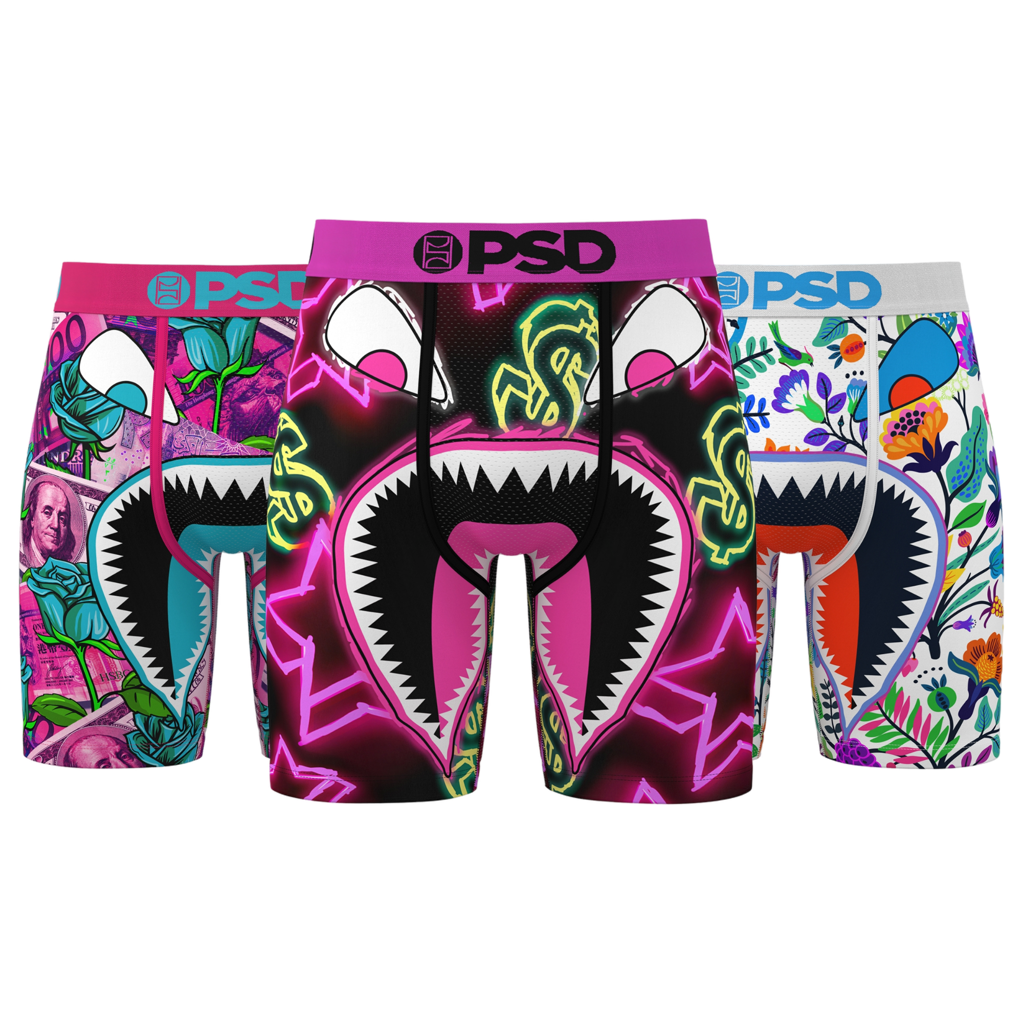PSD Men's Warface Glow Underwear-3PK - MULTI-COLOR Thumbnail View 1