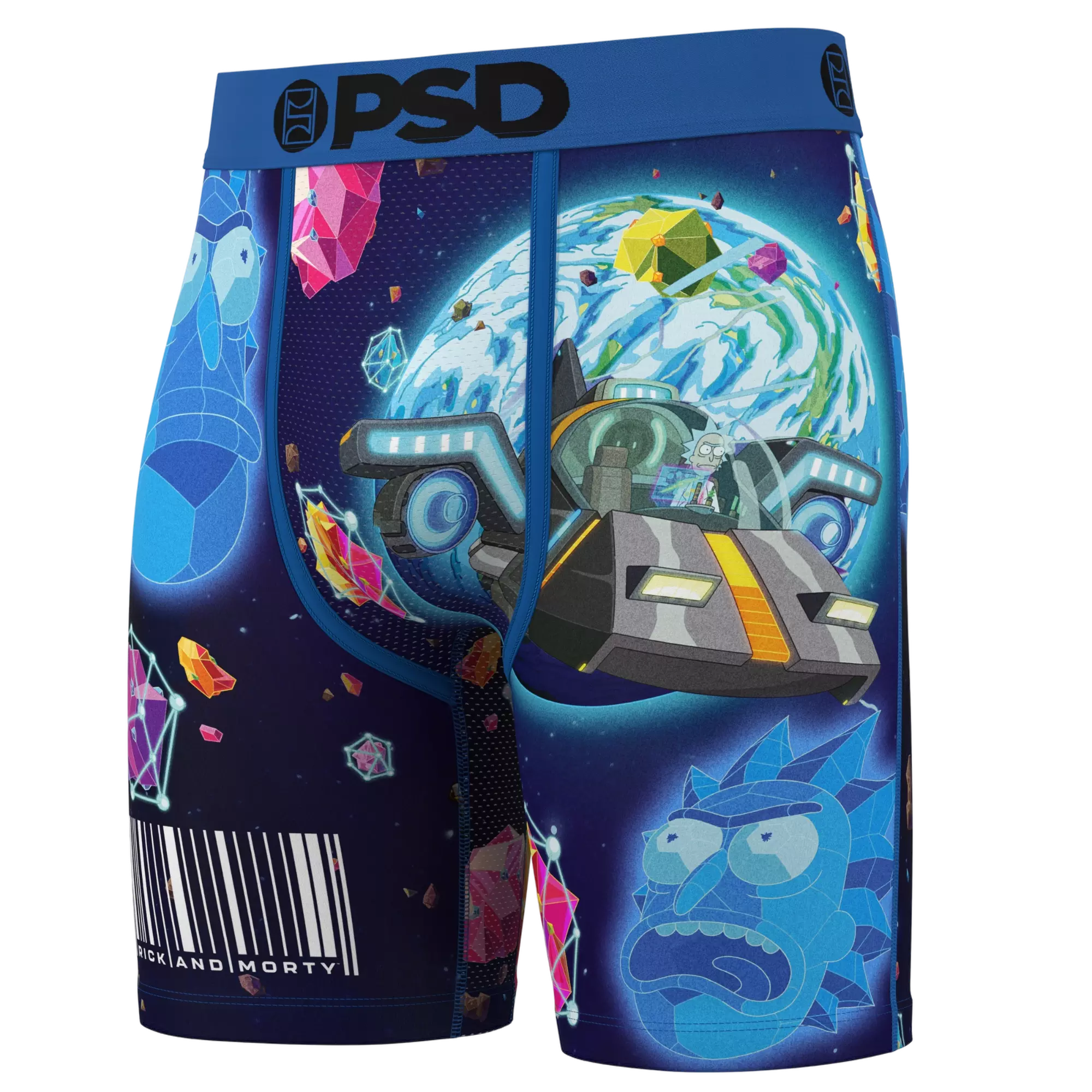 PSD Men's R&M Galaxy Underwear-2PK - MULTI-COLOR