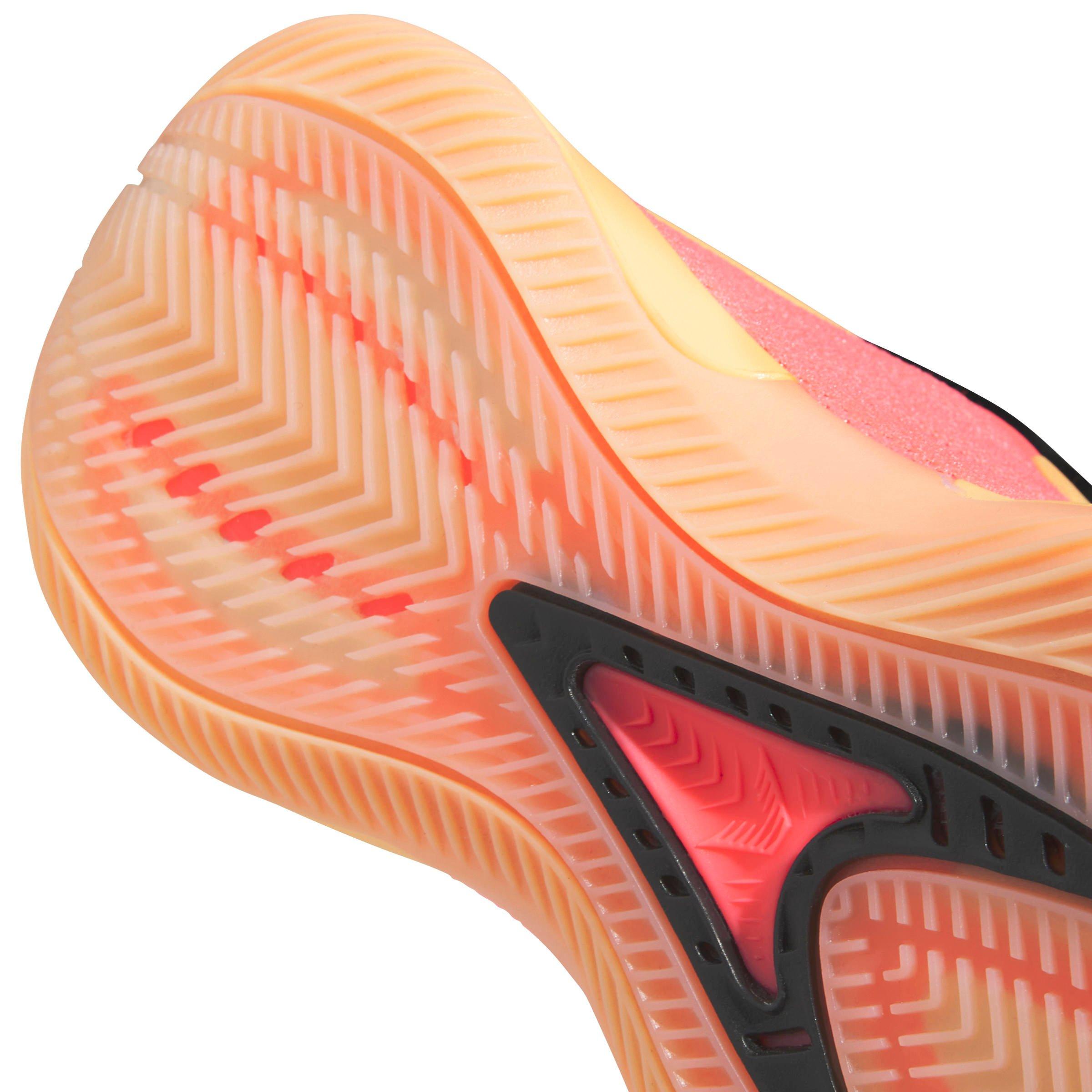 adidas Anthony Edwards 2 Grade School Kids' "Acid Orange" Basketball Shoe