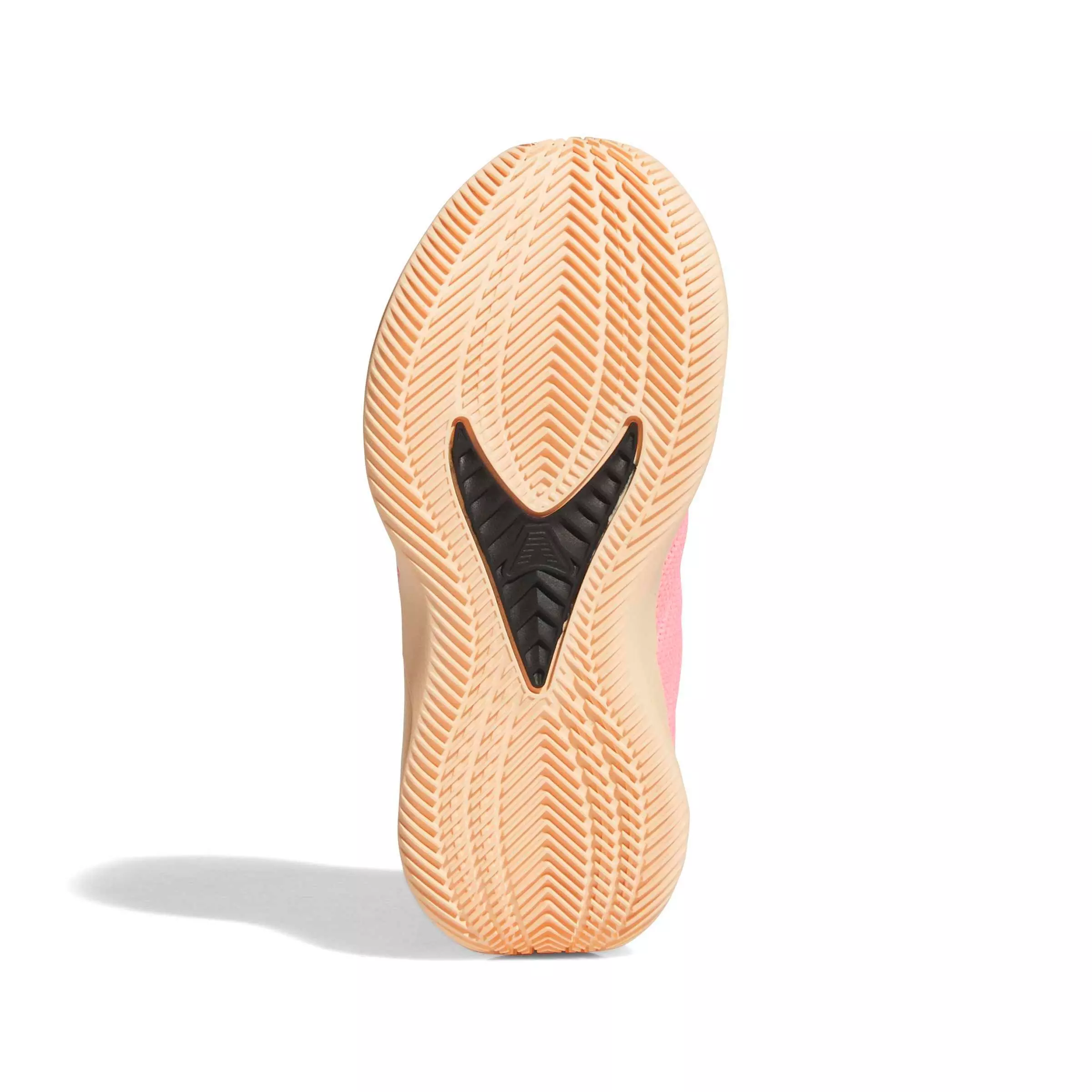 adidas Anthony Edwards 2 "Acid Orange" Preschool Kids' Basketball Shoe - BLACK/WHITE/RED