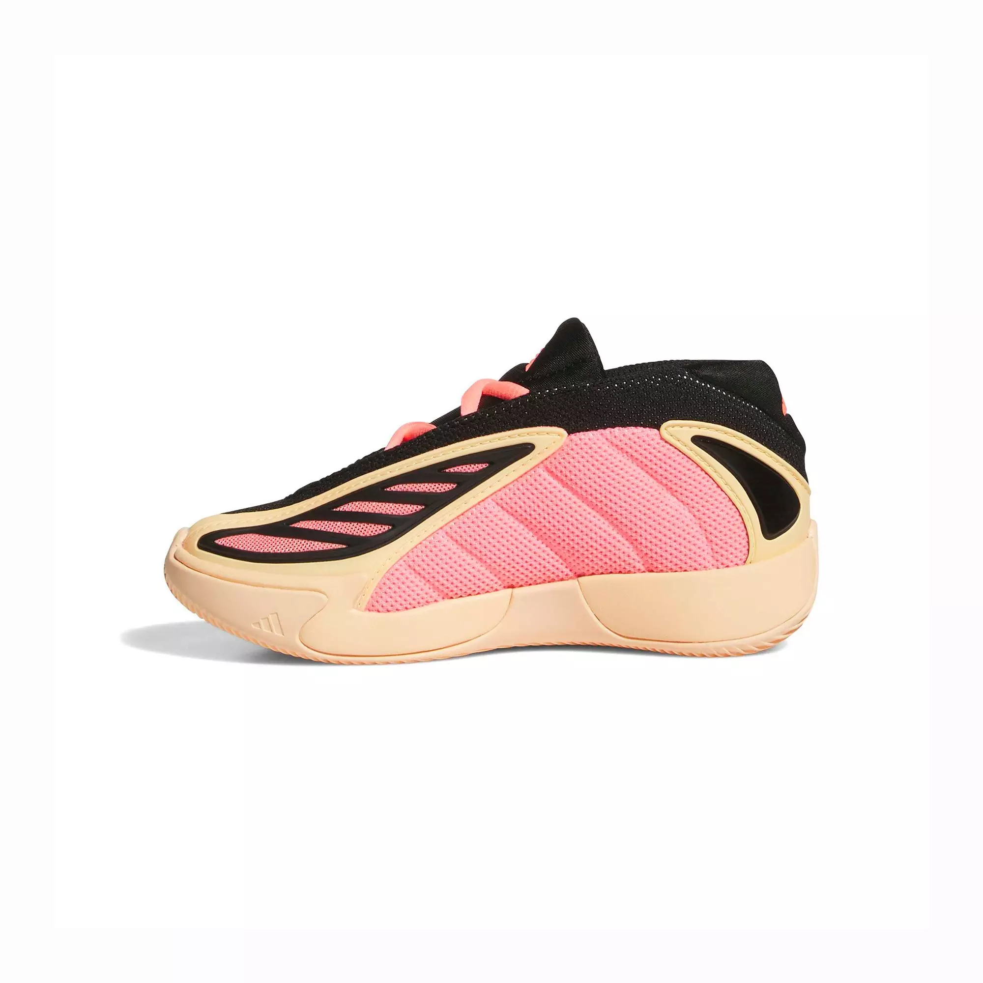 adidas Anthony Edwards 2 "Acid Orange" Preschool Kids' Basketball Shoe - BLACK/WHITE/RED