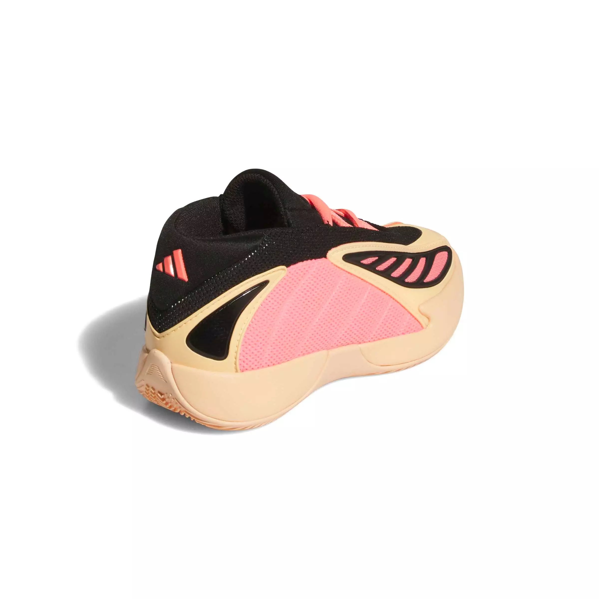 adidas Anthony Edwards 2 "Acid Orange" Preschool Kids' Basketball Shoe - BLACK/WHITE/RED