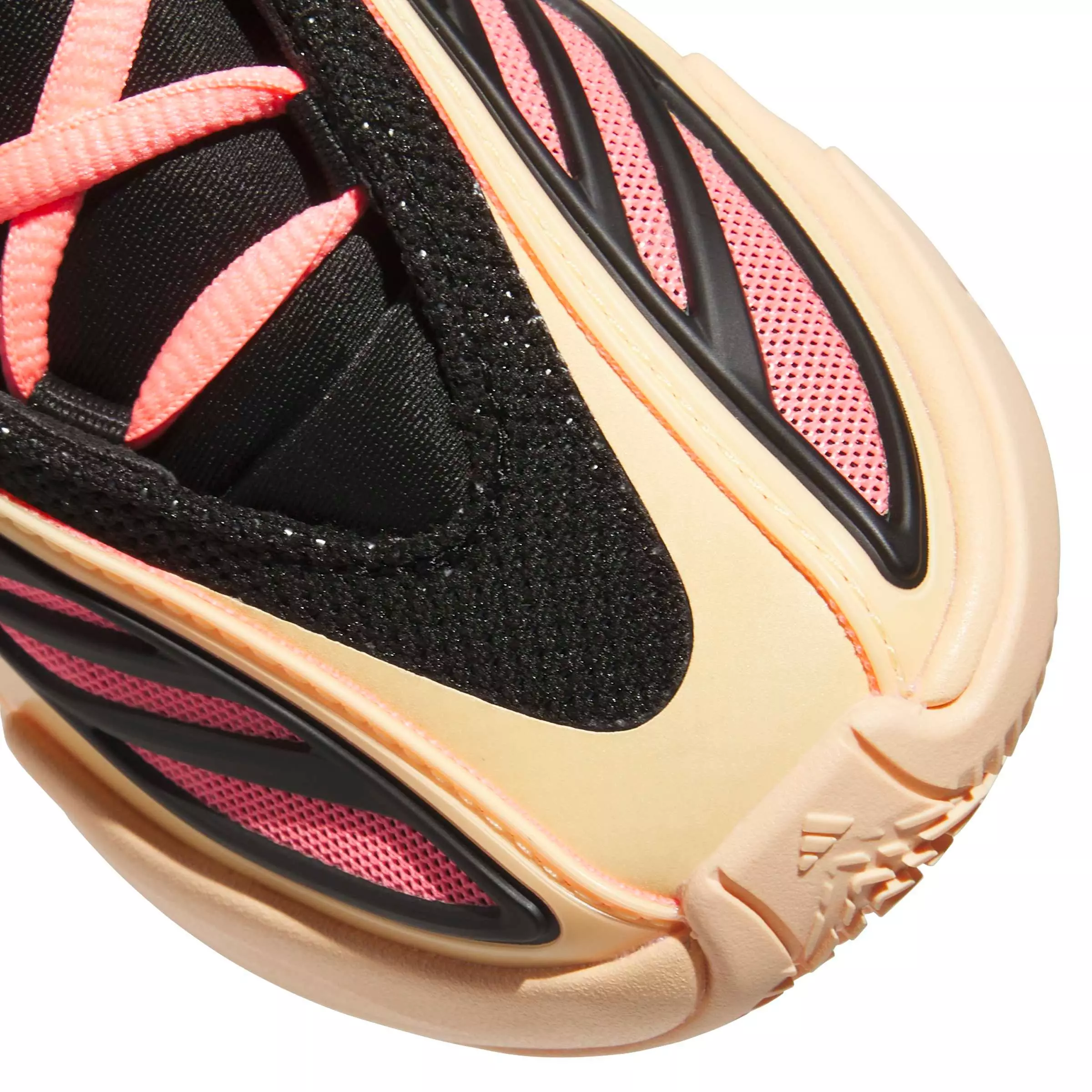 adidas Anthony Edwards 2 "Acid Orange" Preschool Kids' Basketball Shoe - BLACK/WHITE/RED