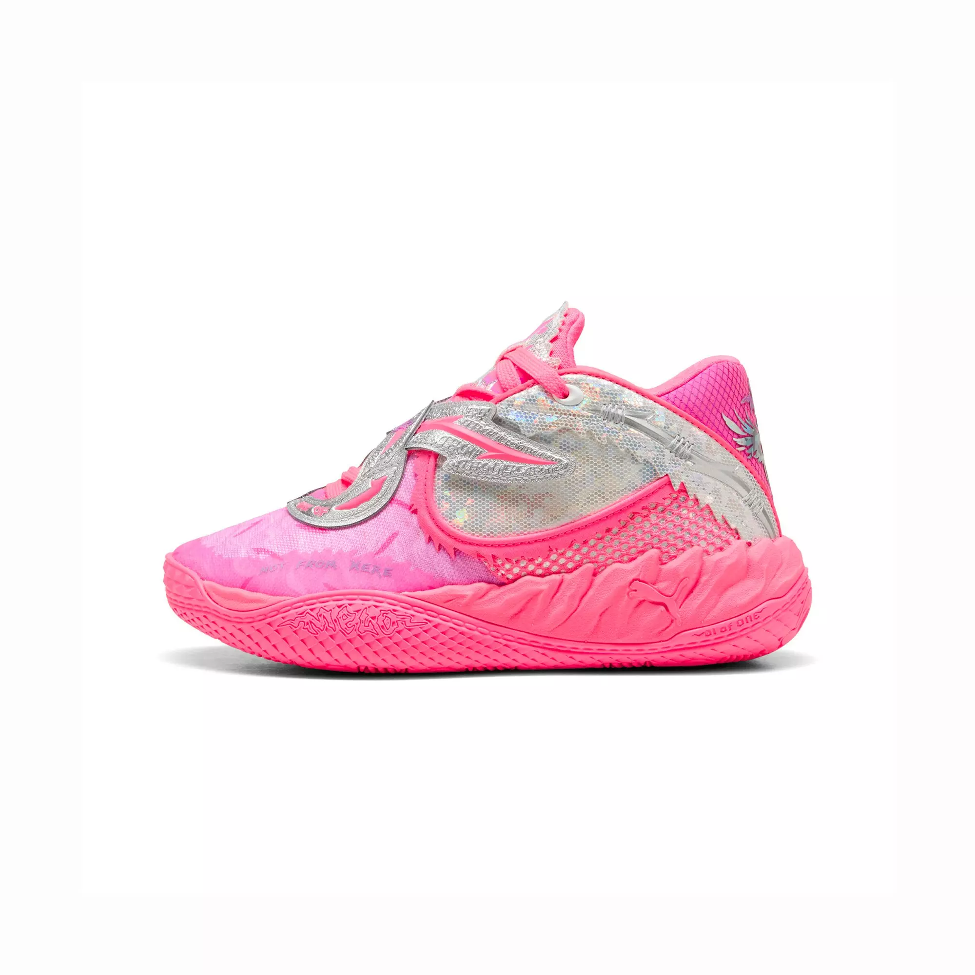 PUMA x Lamelo Ball MB.05 "World Tour" Grade School Kids' Basketball Shoe - PINK