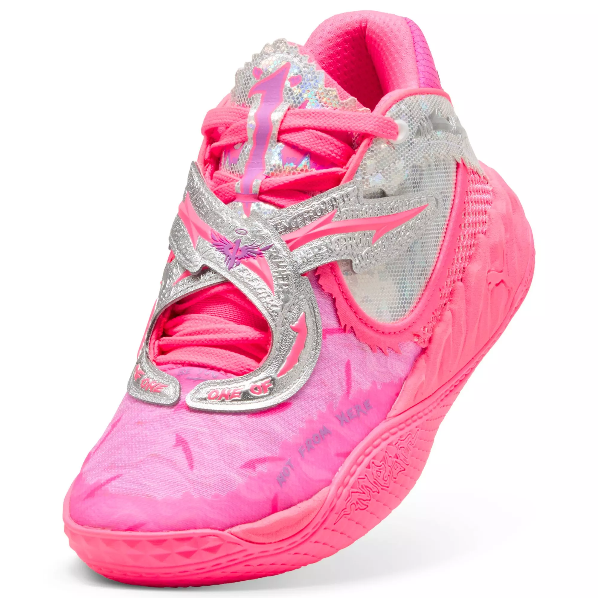 PUMA x Lamelo Ball MB.05 "World Tour" Grade School Kids' Basketball Shoe - PINK
