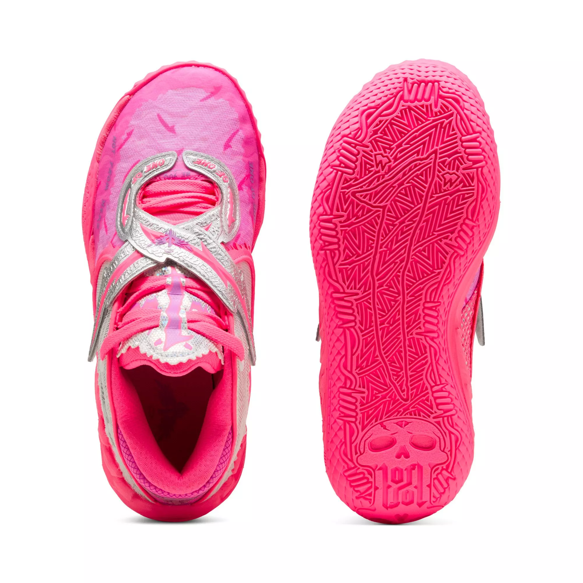 PUMA x Lamelo Ball MB.05 "World Tour" Grade School Kids' Basketball Shoe - PINK