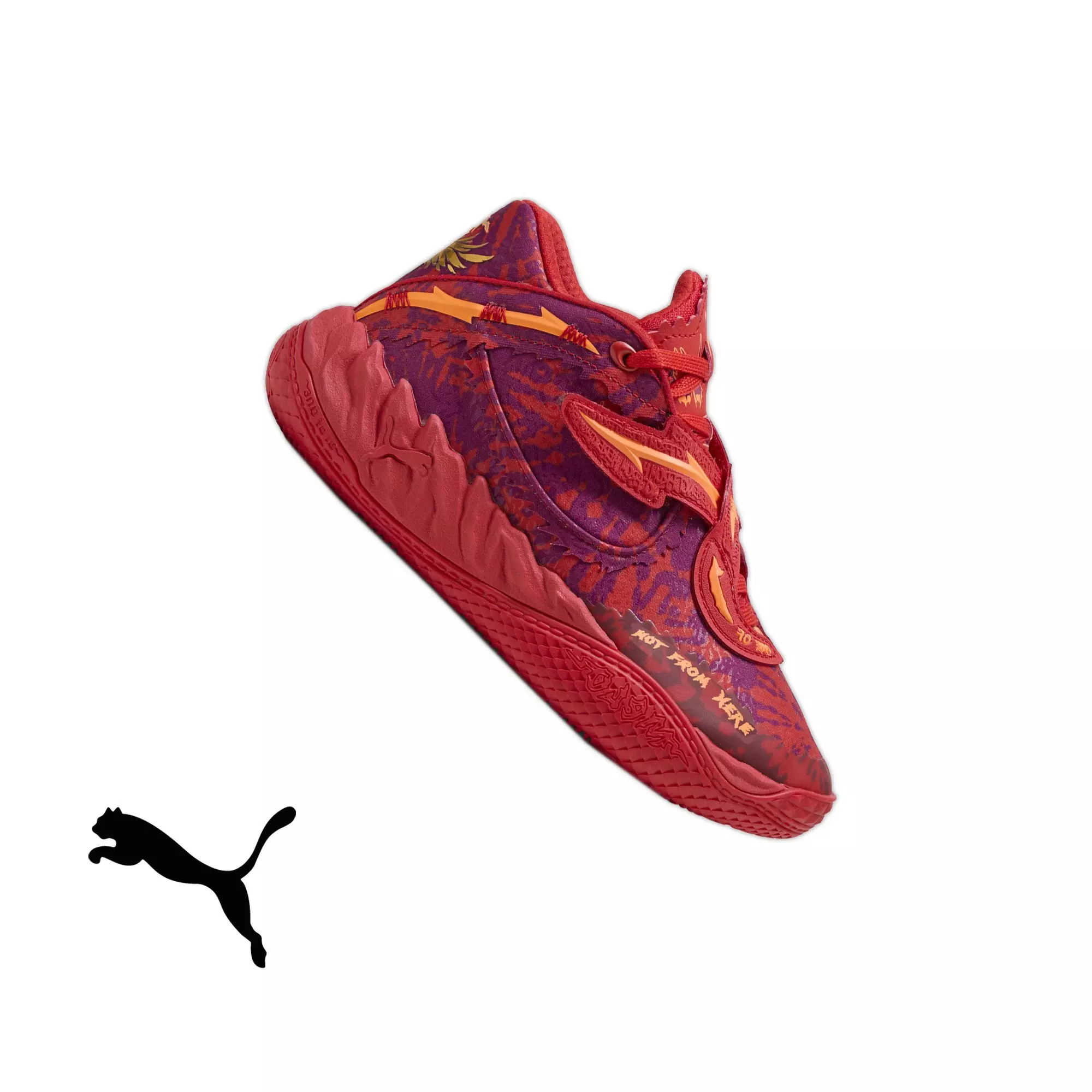 PUMA x LaMelo Ball MB.05 "Encore" Grade School Kids' Basketball Shoe - RED