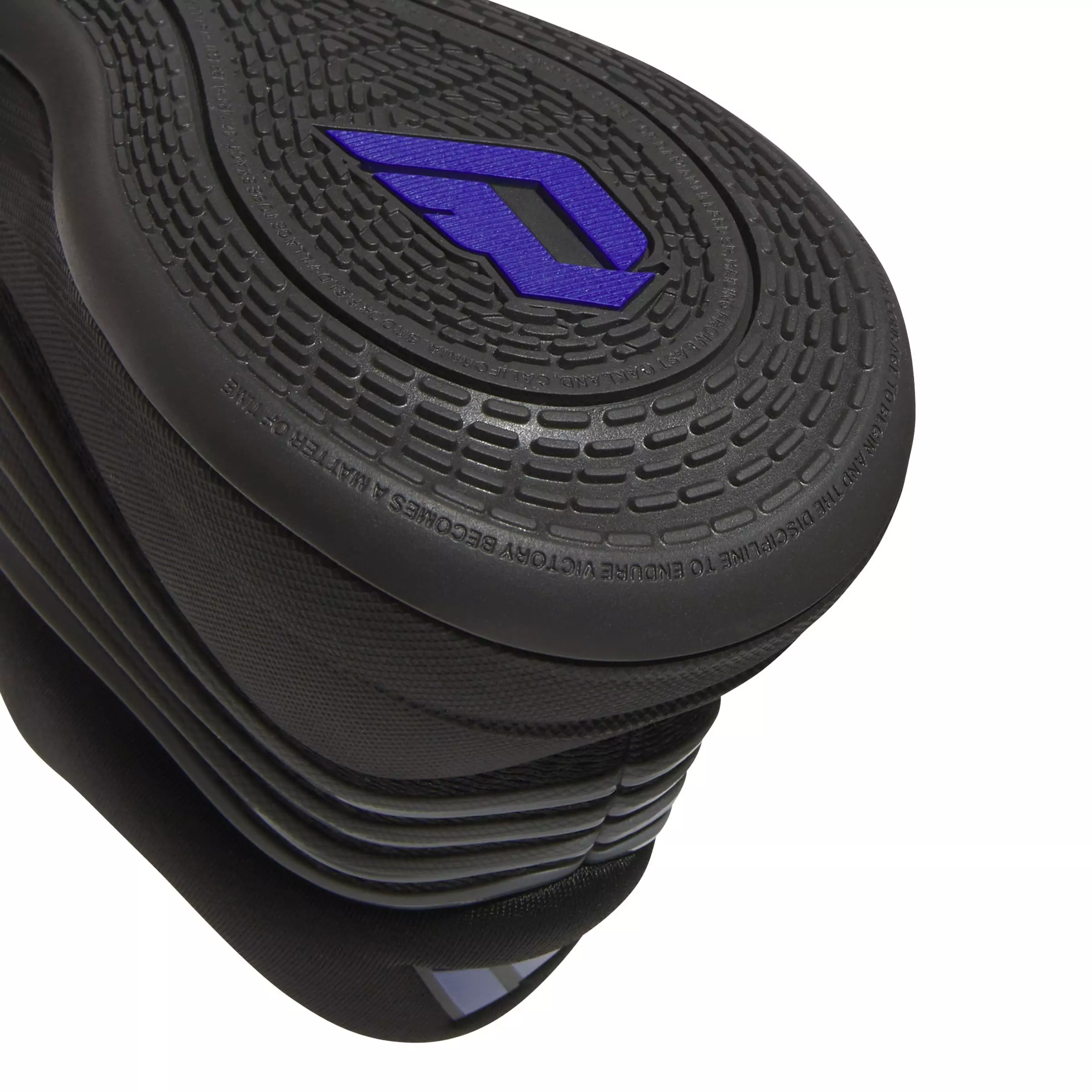 adidas Dame X "Blacktop" Grade School Kids' Basketball Shoe - BLACK