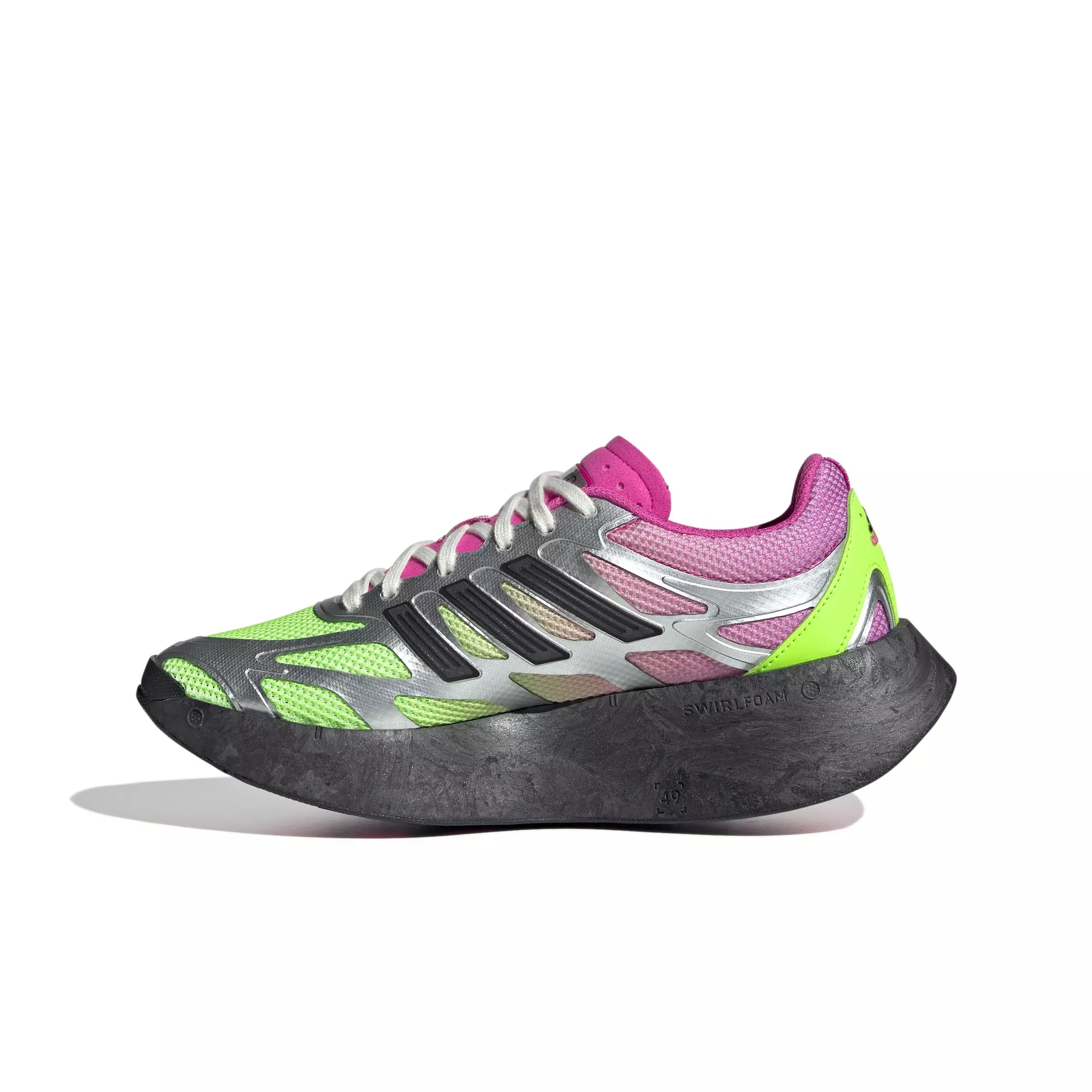 adidas Adizero Aruku "Signal Green/Semi Lucid Fuchsia" Women's Running Shoe - BLACK/MULTI