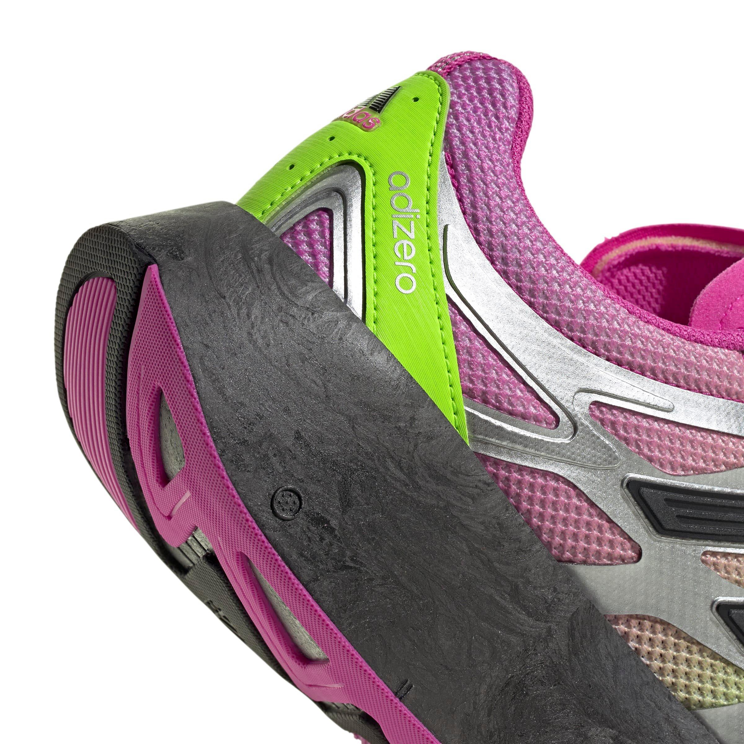 adidas Adizero Aruku "Signal Green/Semi Lucid Fuchsia" Women's Running Shoe - BLACK/MULTI Thumbnail View 3