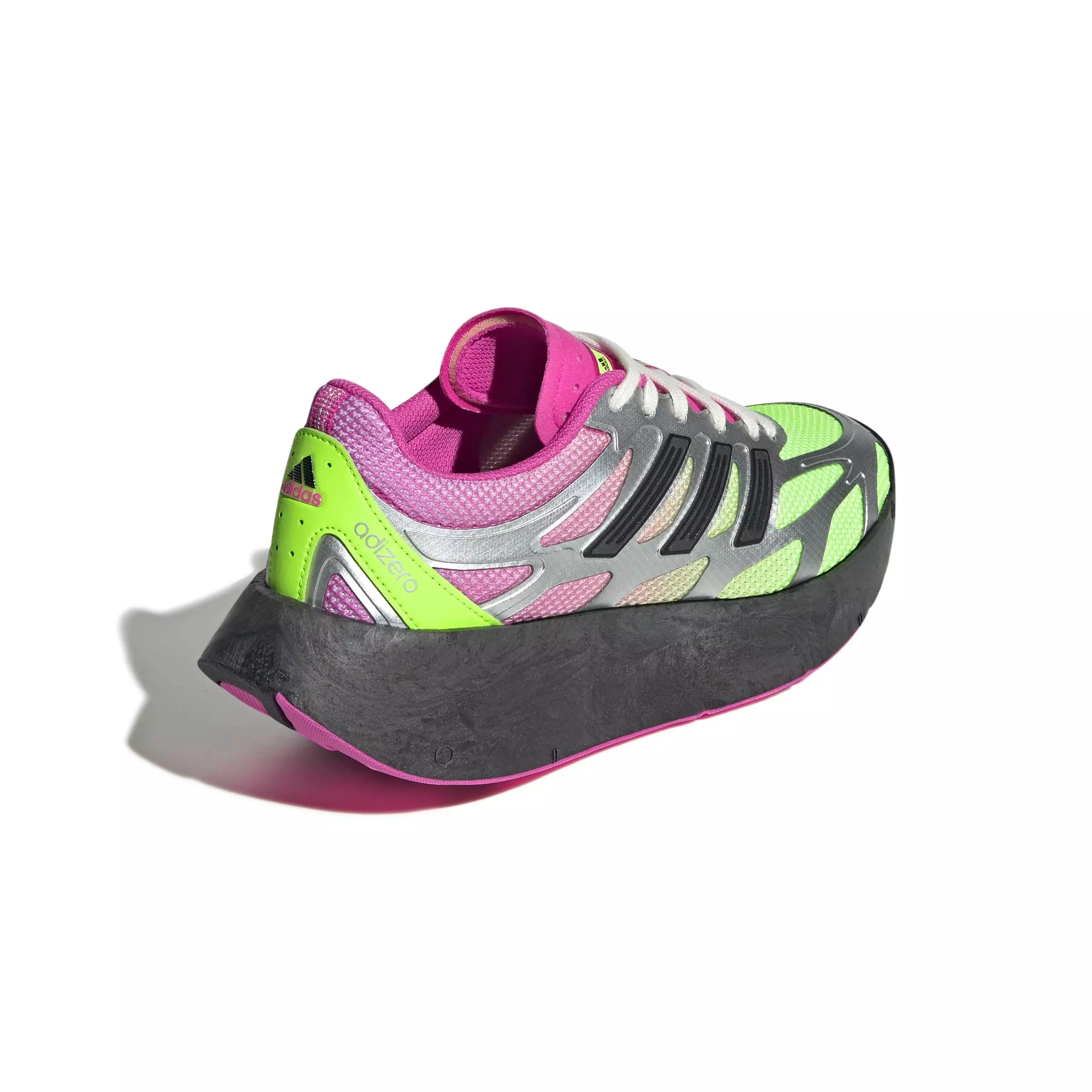 adidas Adizero Aruku "Signal Green/Semi Lucid Fuchsia" Women's Running Shoe - BLACK/MULTI
