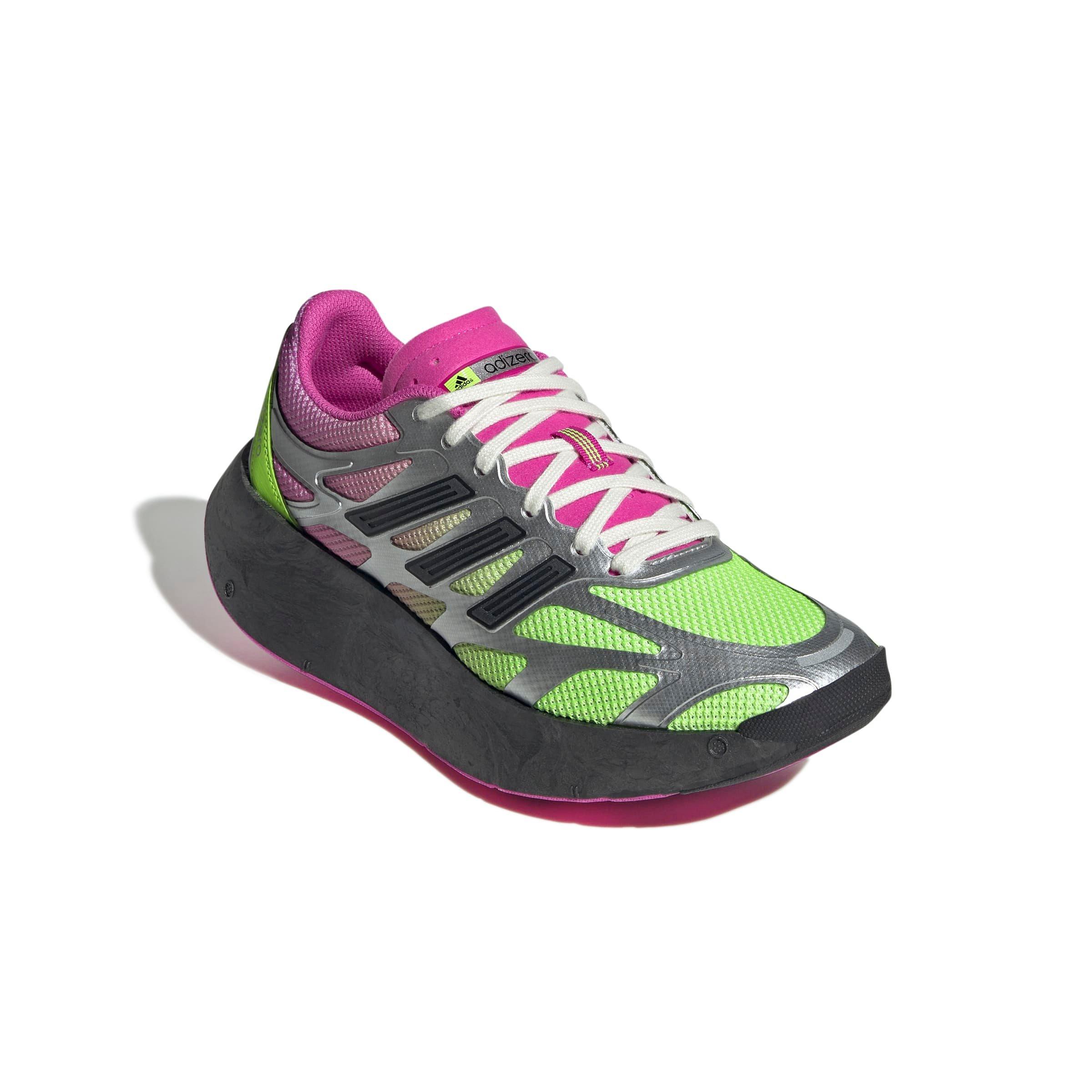 adidas Adizero Aruku "Signal Green/Semi Lucid Fuchsia" Women's Running Shoe - BLACK/MULTI Thumbnail View 6