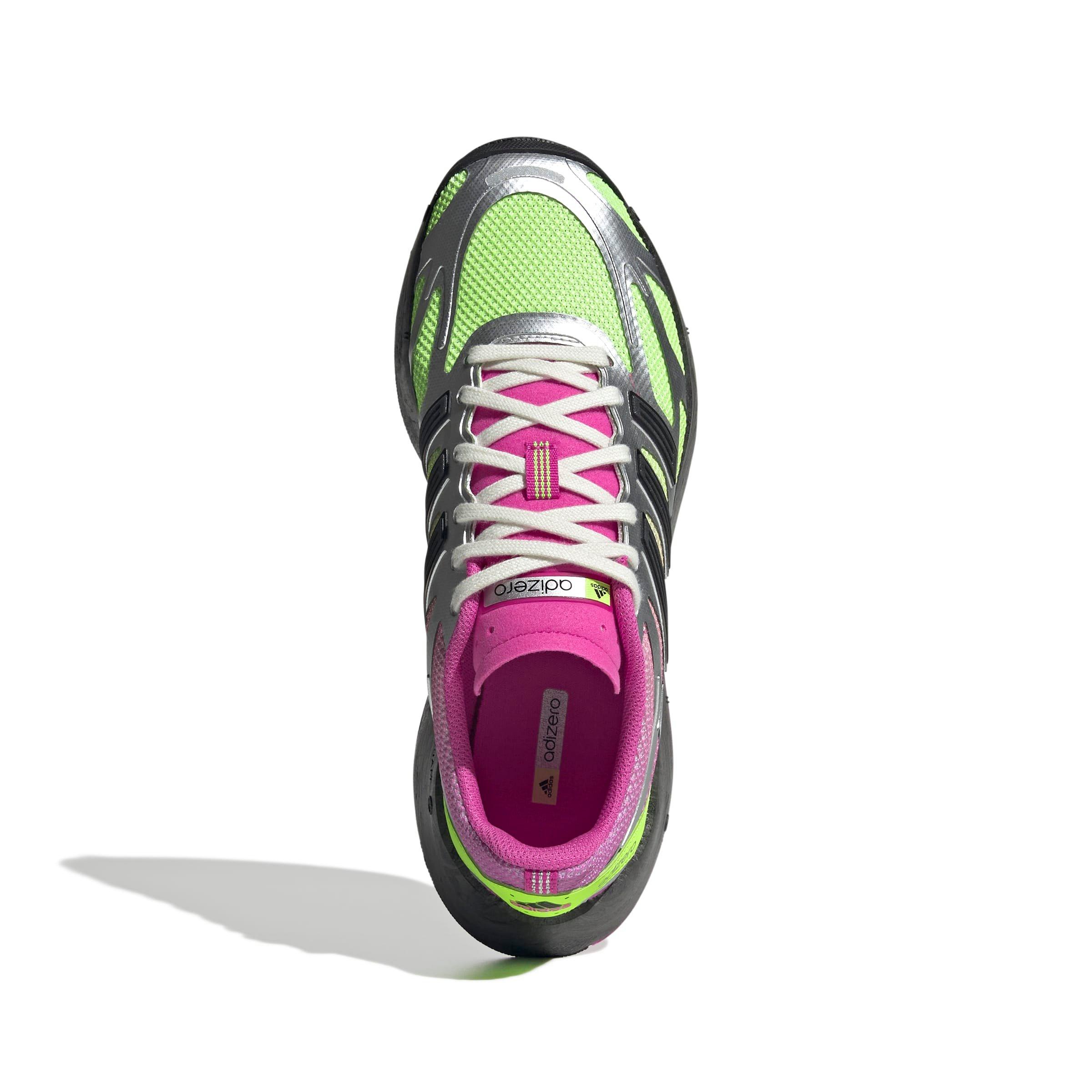 adidas Adizero Aruku "Signal Green/Semi Lucid Fuchsia" Women's Running Shoe - BLACK/MULTI Thumbnail View 8