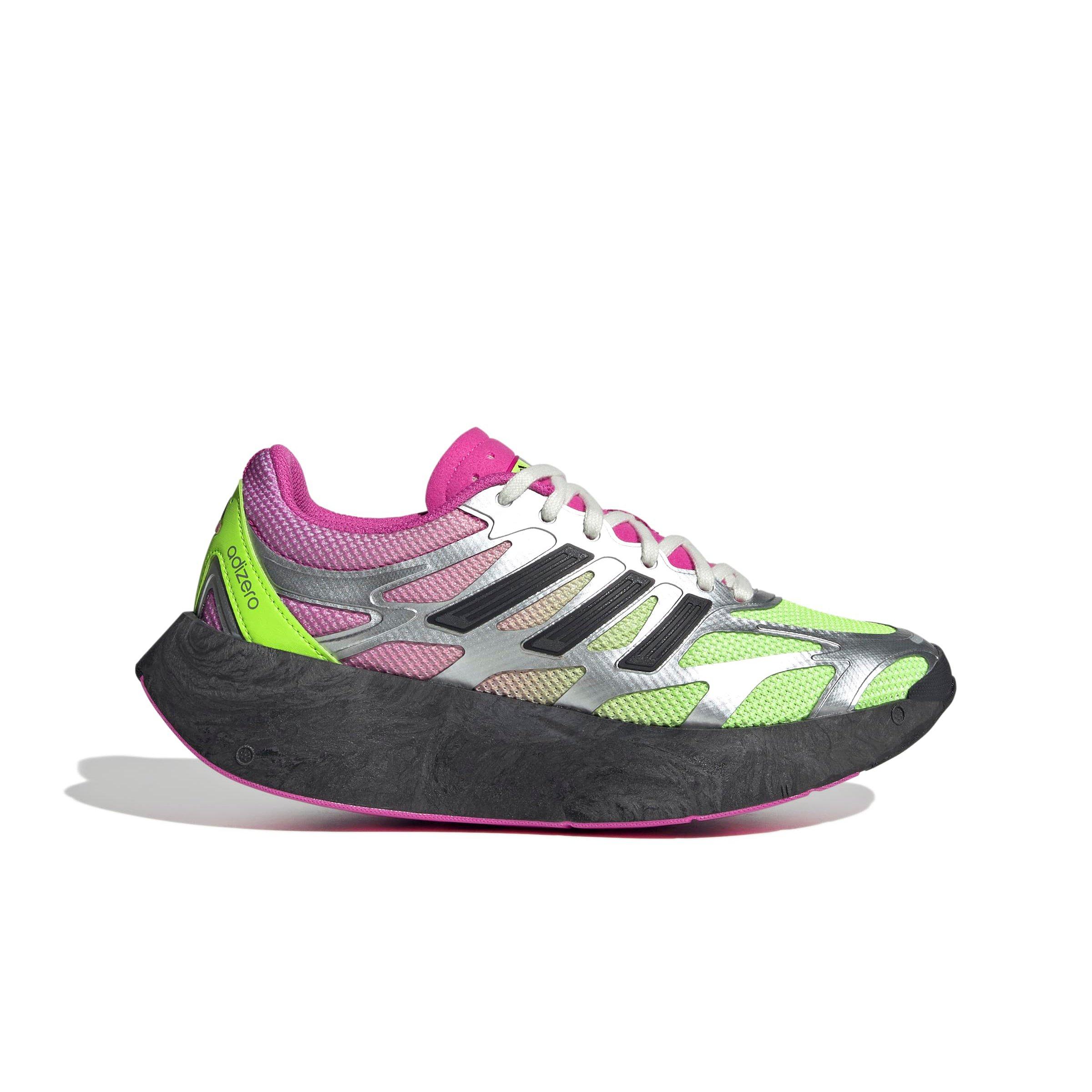 adidas Adizero Aruku "Signal Green/Semi Lucid Fuchsia" Women's Running Shoe - BLACK/MULTI Thumbnail View 1